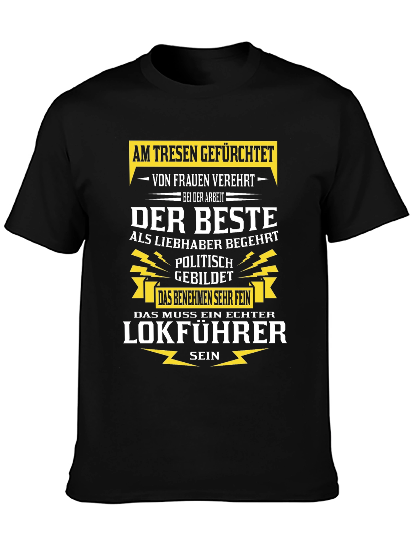 Train Conductor T-Shirt - Am Tresen Gefürchtet