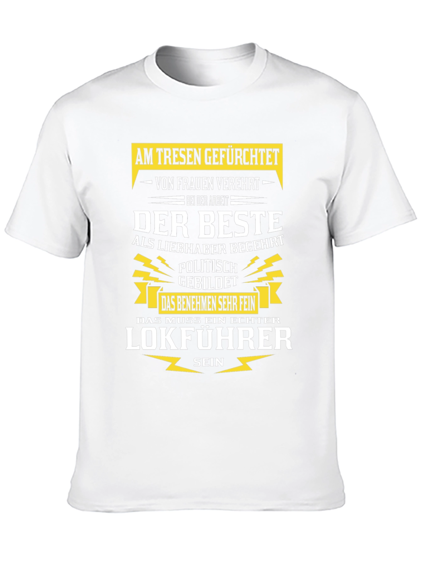 Train Conductor T-Shirt - Am Tresen Gefürchtet
