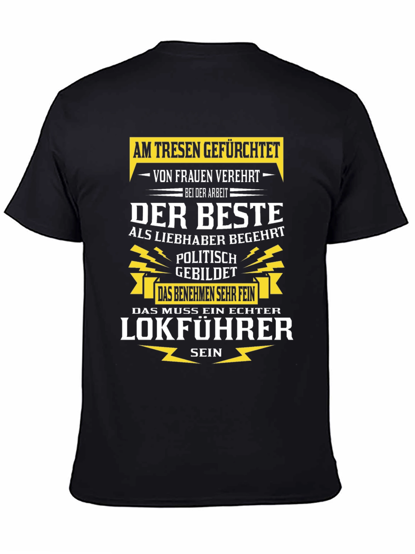 Train Conductor T-Shirt - Am Tresen Gefürchtet