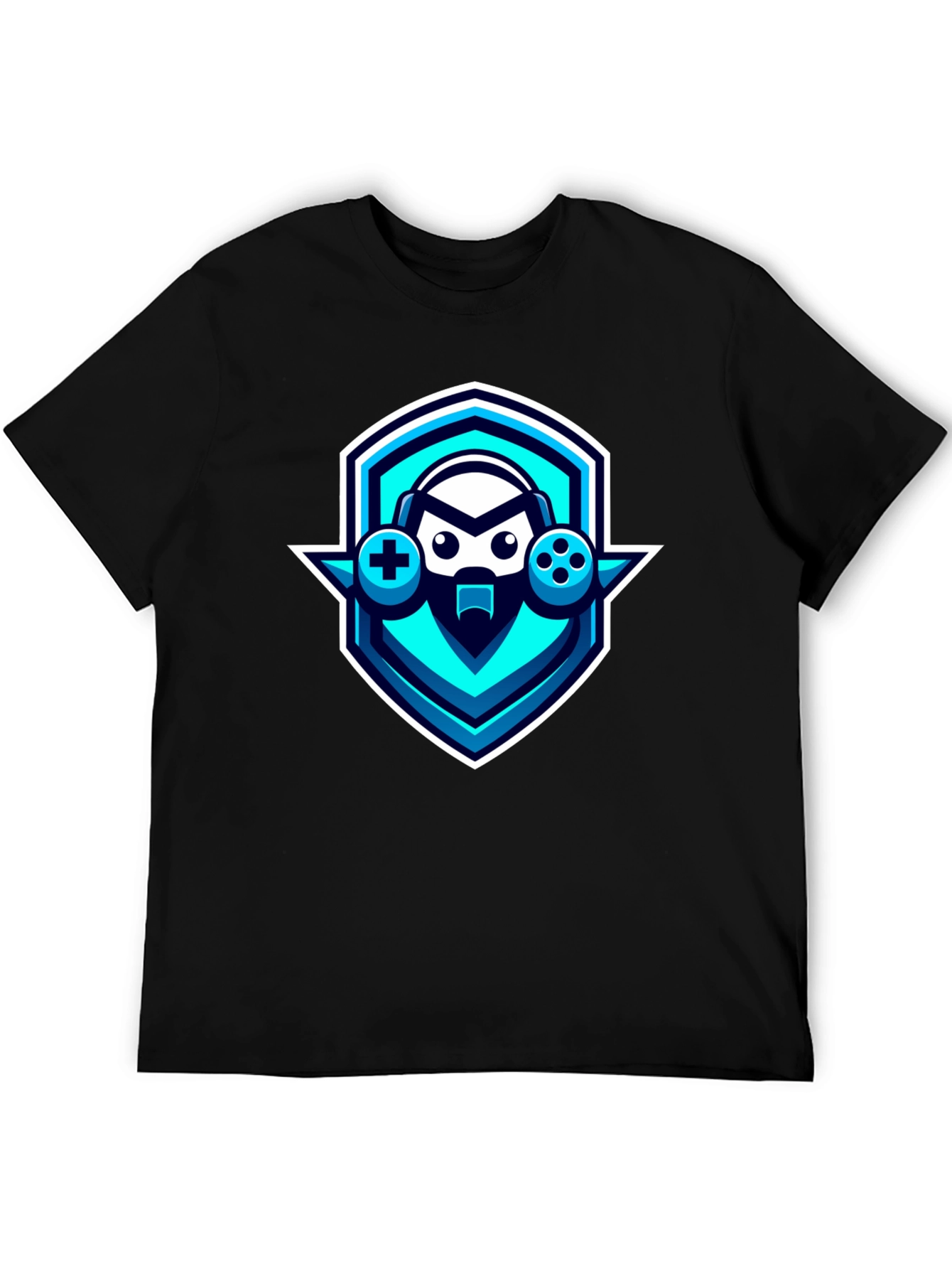 Gamer Logo Black T-Shirt - Cool Graphic Tee