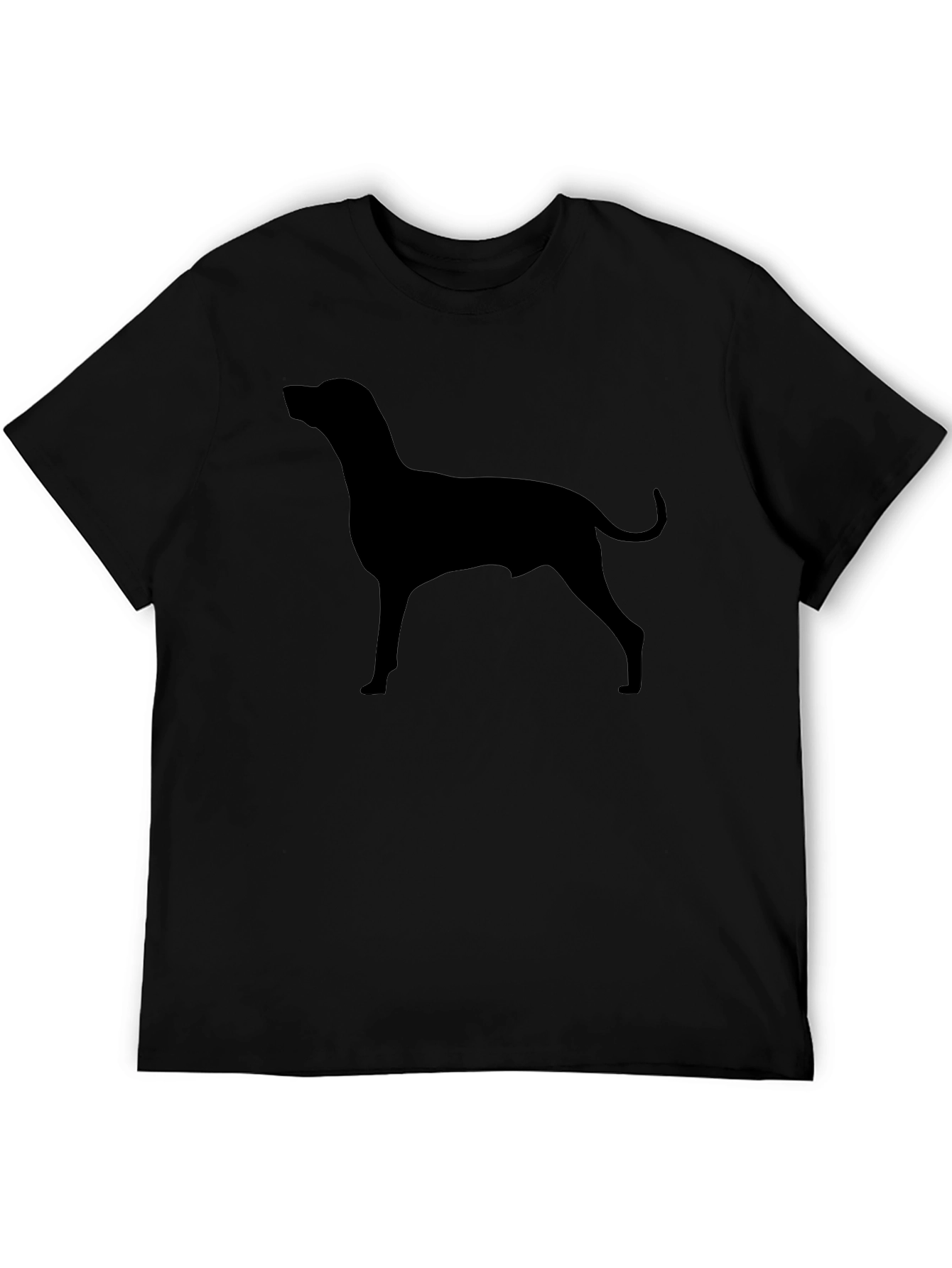 Dog Silhouette T-Shirt - Stylish Minimalist Design