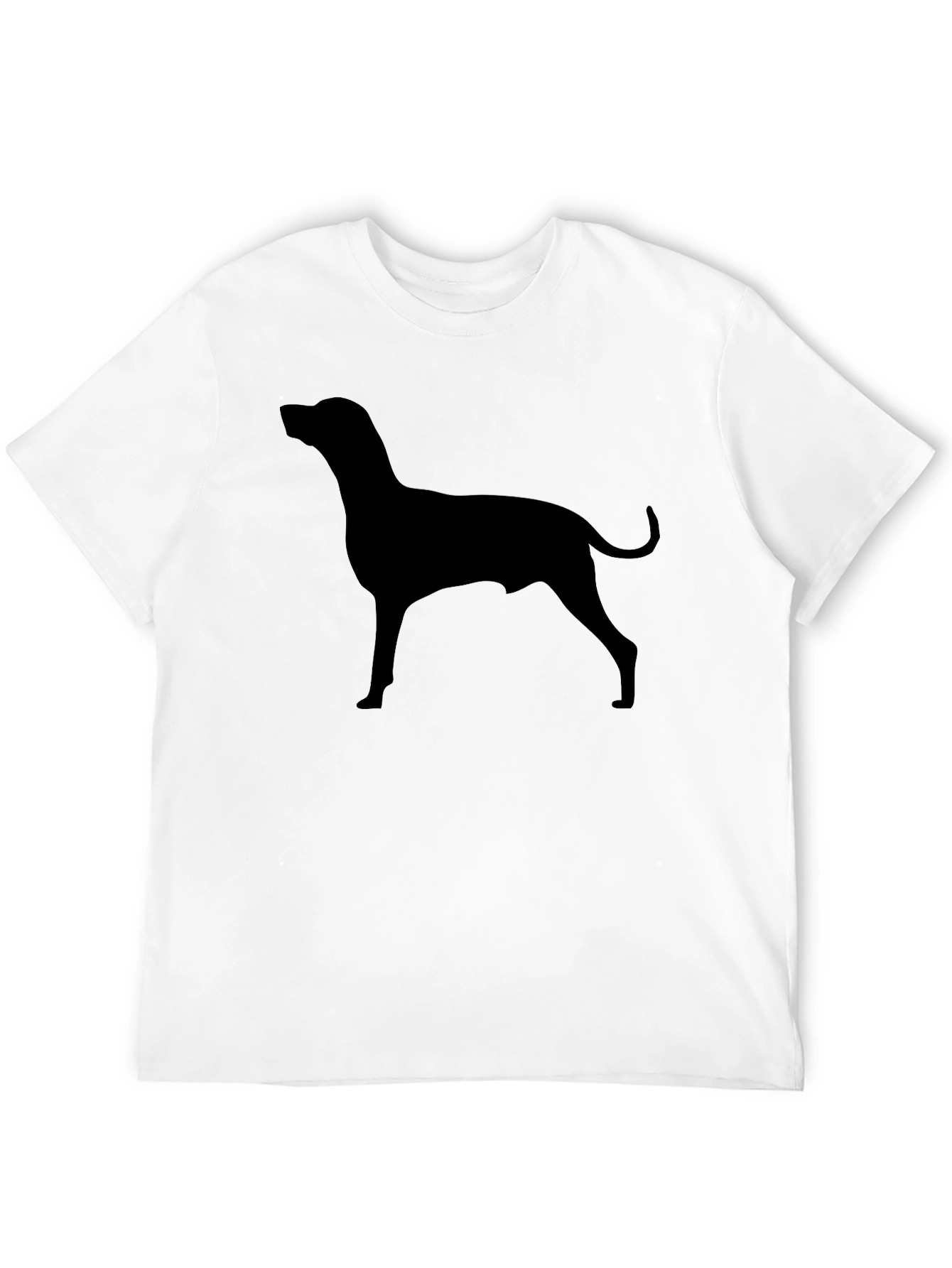 Dog Silhouette T-Shirt - Stylish Minimalist Design