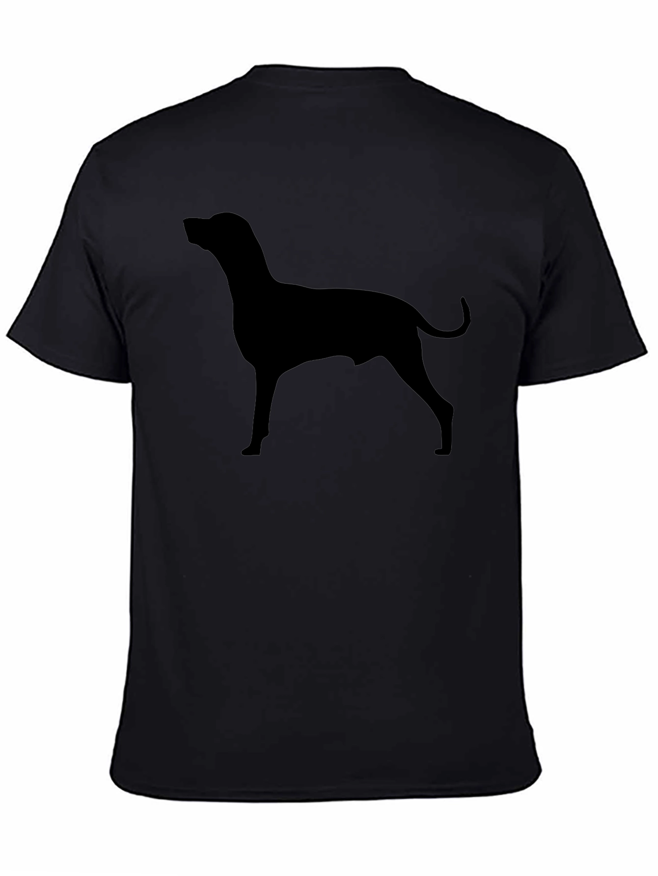 Dog Silhouette T-Shirt - Stylish Minimalist Design