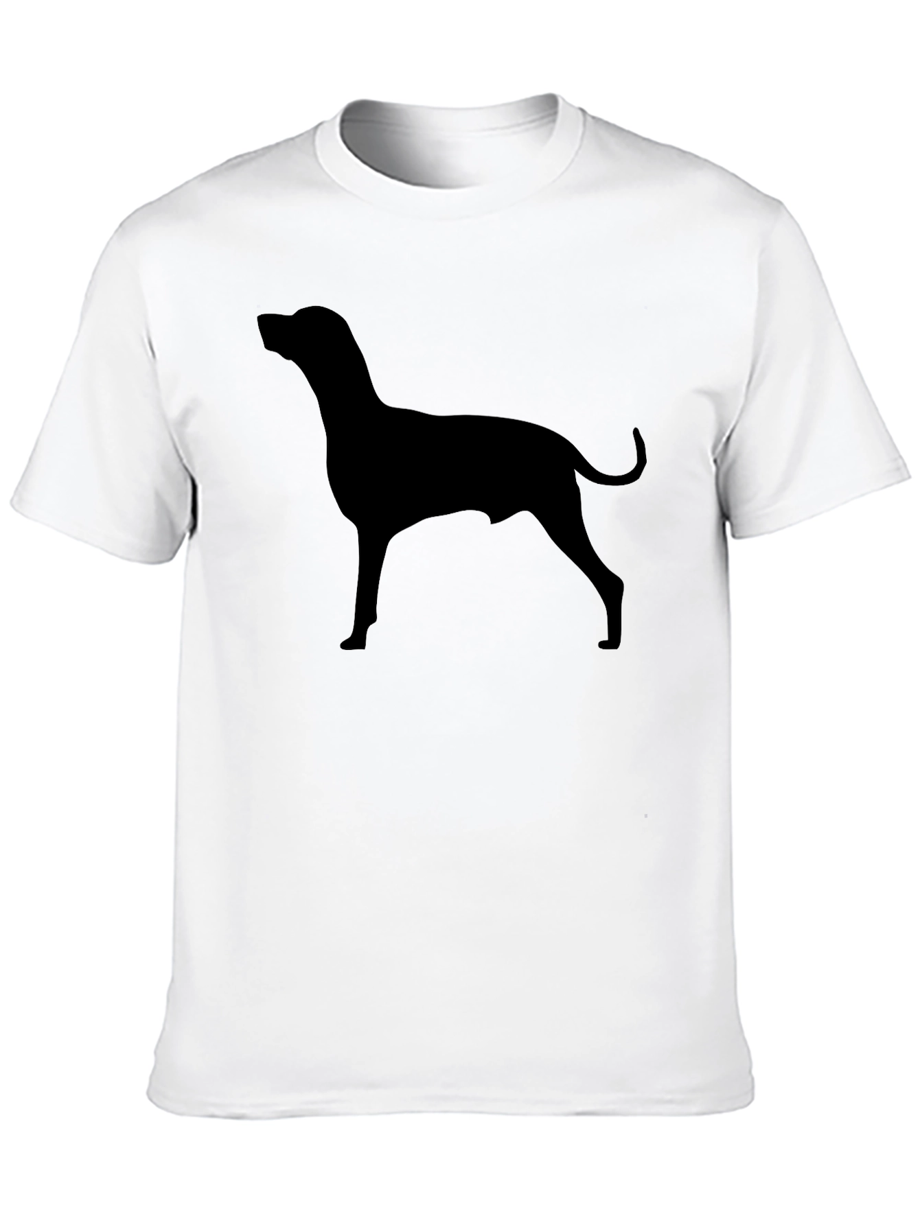 Dog Silhouette T-Shirt - Stylish Minimalist Design