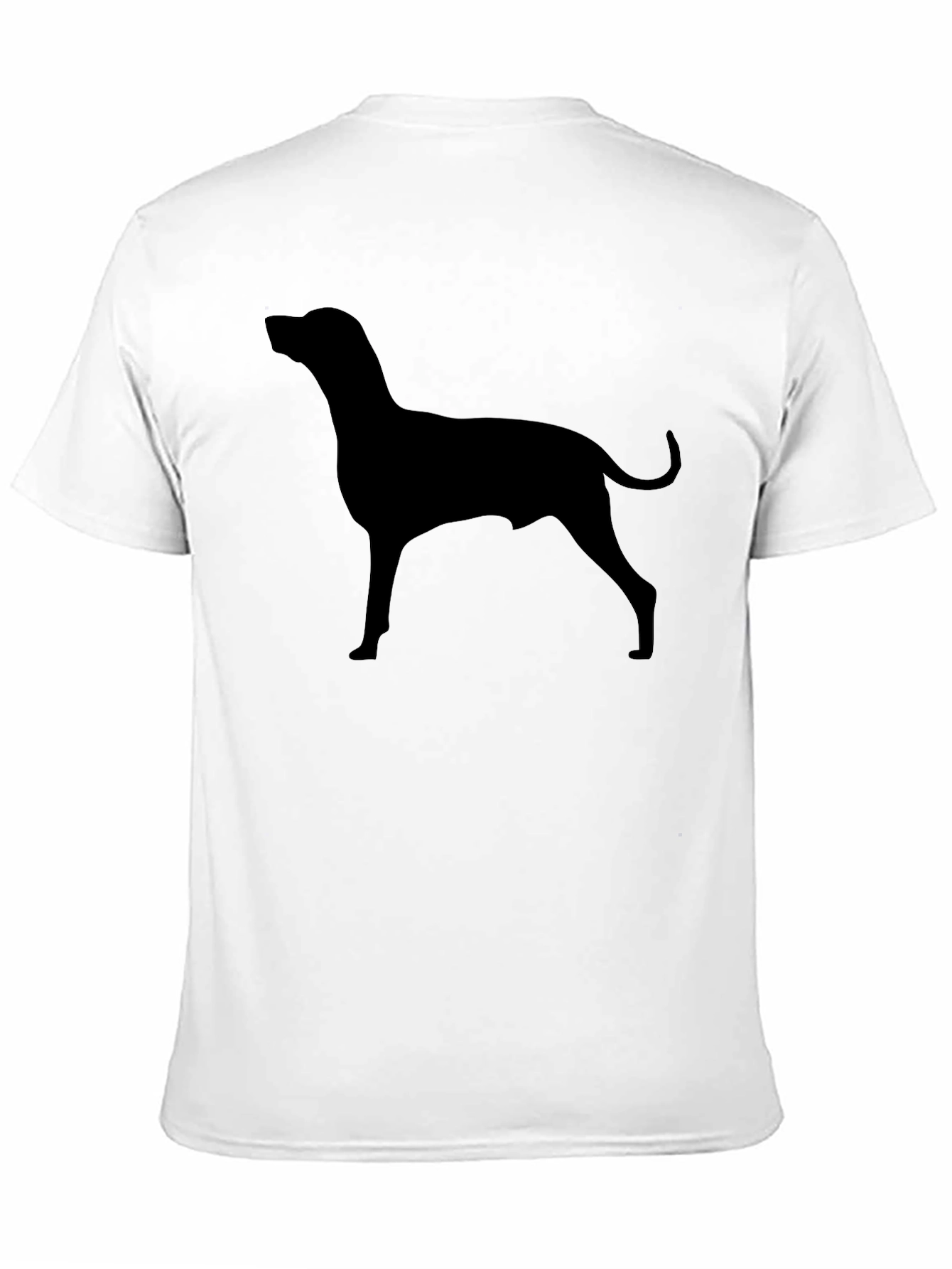 Dog Silhouette T-Shirt - Stylish Minimalist Design