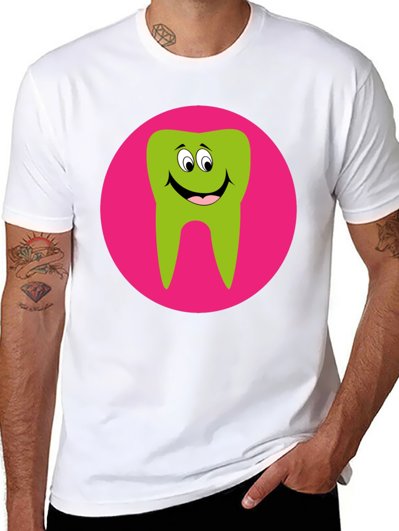 Funny Tooth Graphic Tee - Dentist Approved!