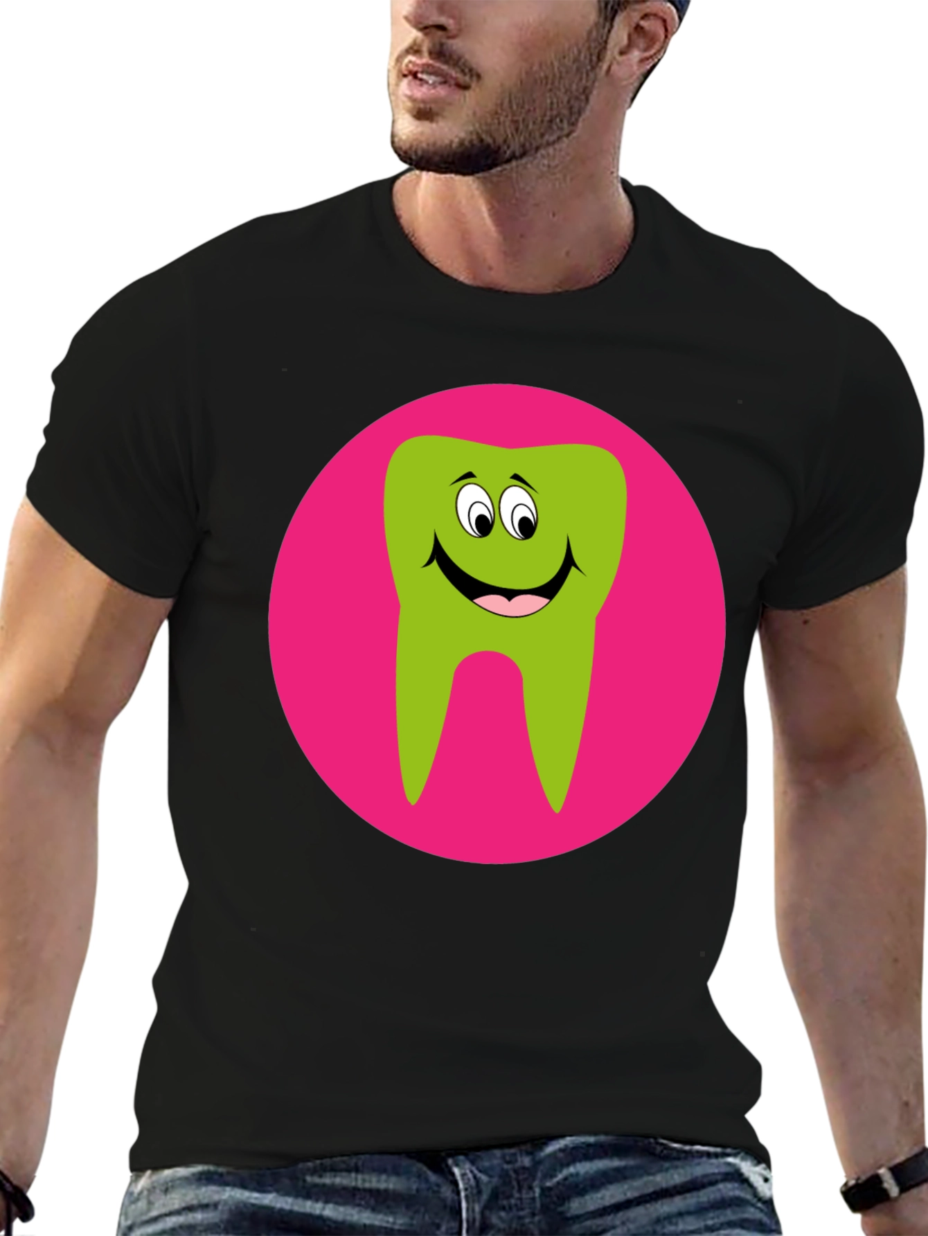 Funny Tooth Graphic Tee - Dentist Approved!