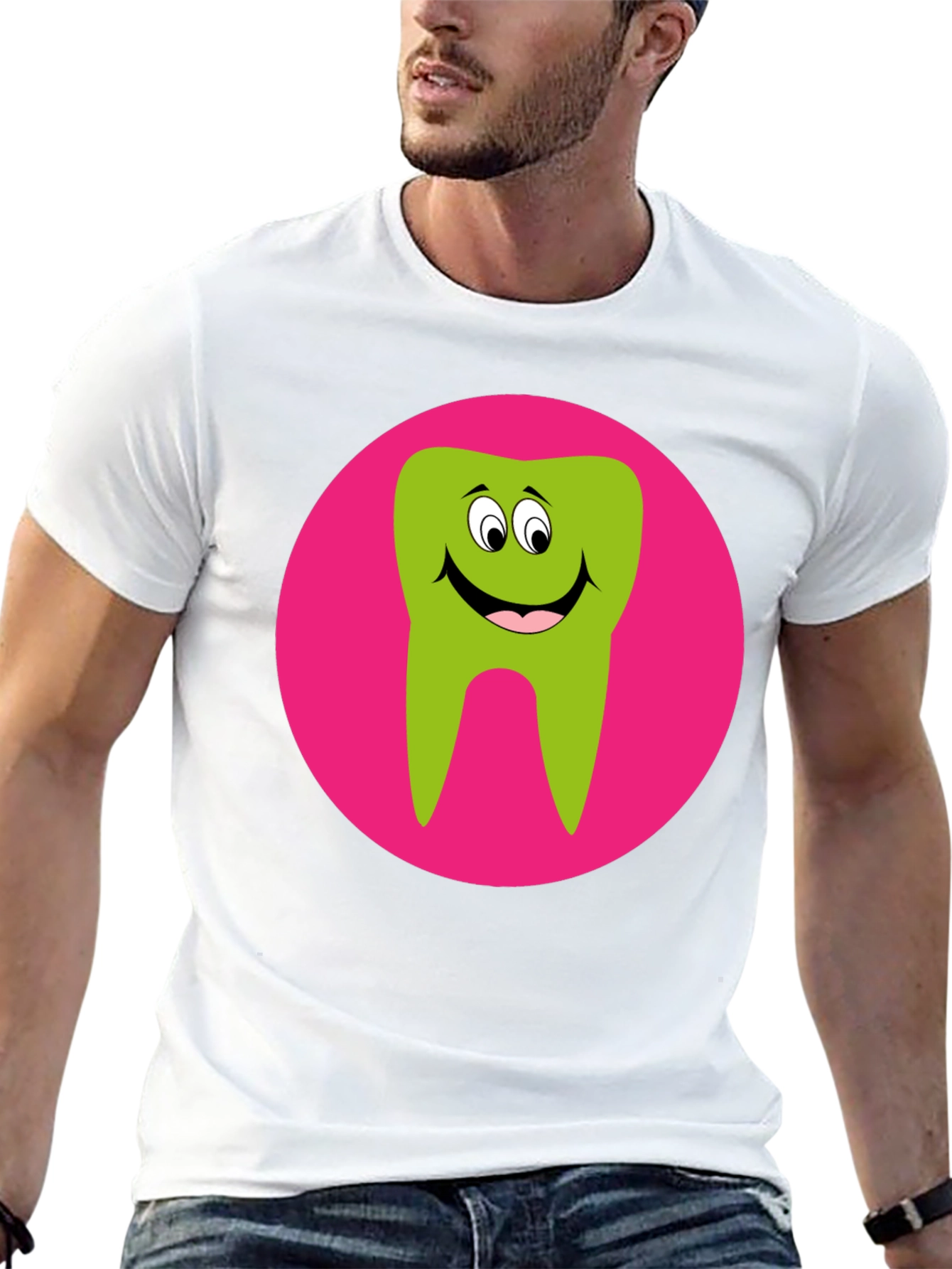 Funny Tooth Graphic Tee - Dentist Approved!