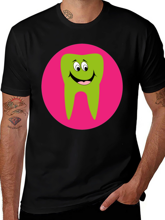 Funny Tooth Graphic Tee - Dentist Approved!