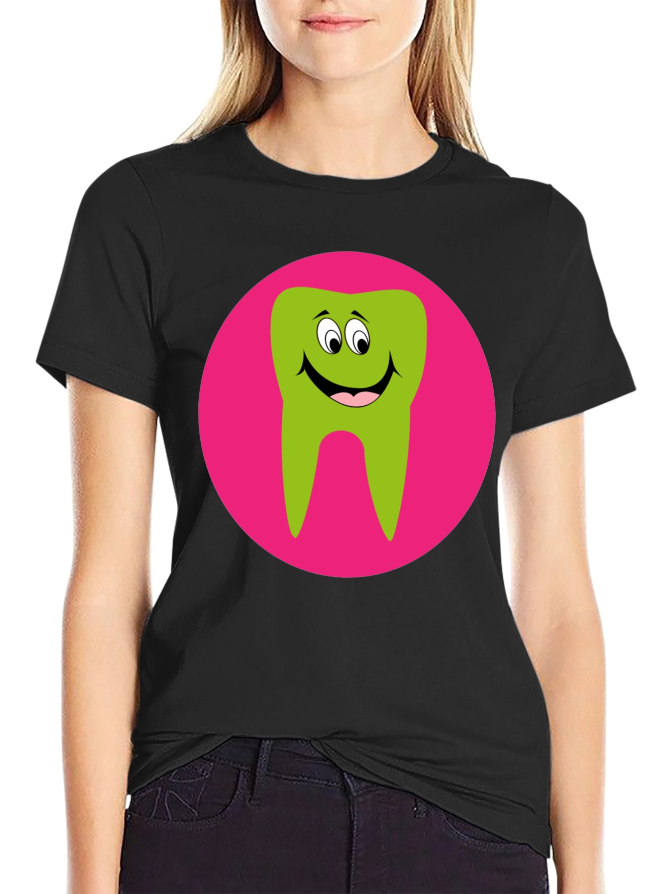 Funny Tooth Graphic Tee - Dentist Approved!