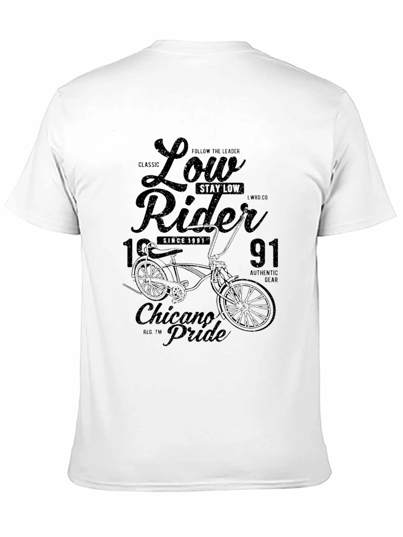 Low Rider Chicano Pride Black Graphic Tee