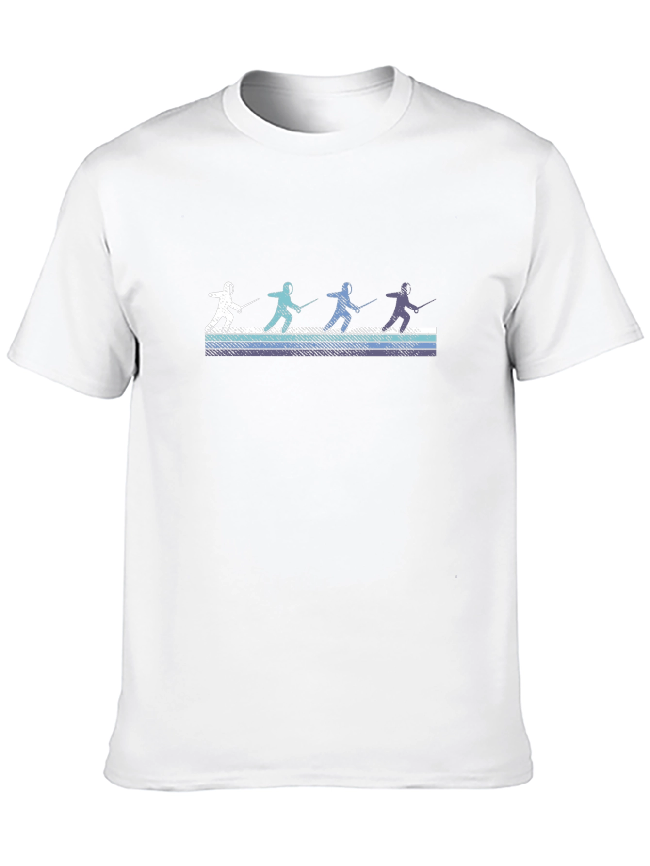 Fencing Team Graphic Tee - Cool Sport Shirt