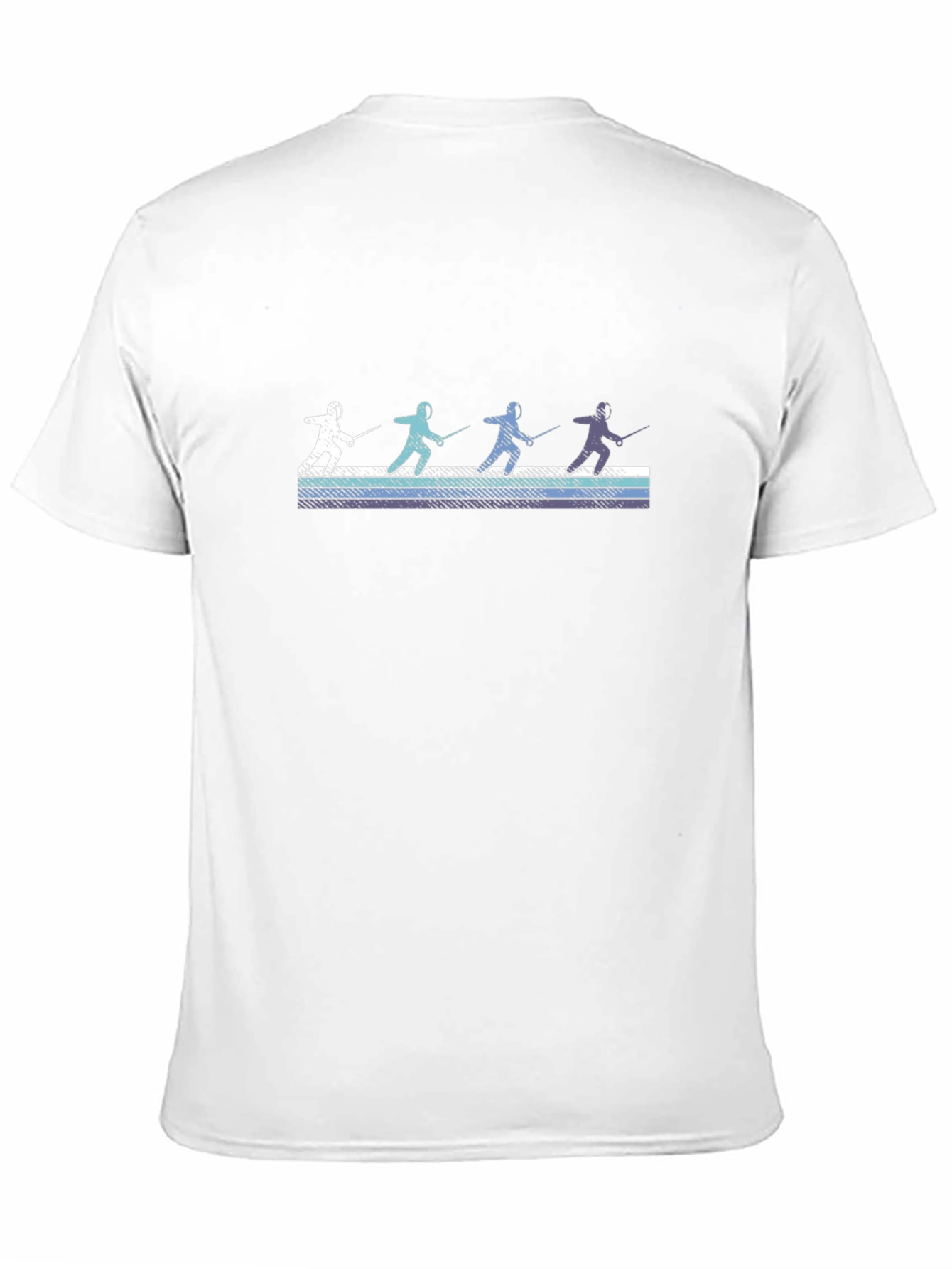 Fencing Team Graphic Tee - Cool Sport Shirt