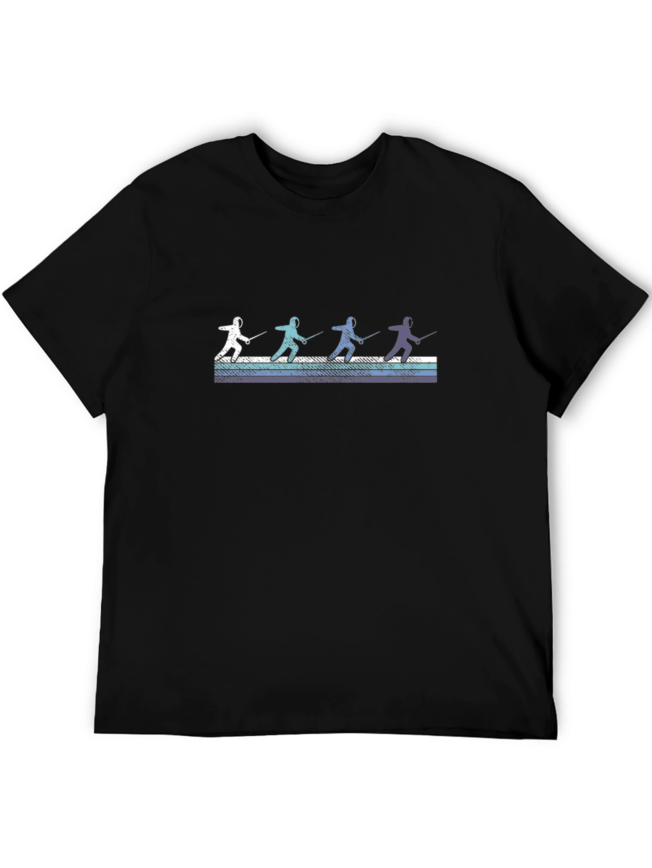 Fencing Team Graphic Tee - Cool Sport Shirt