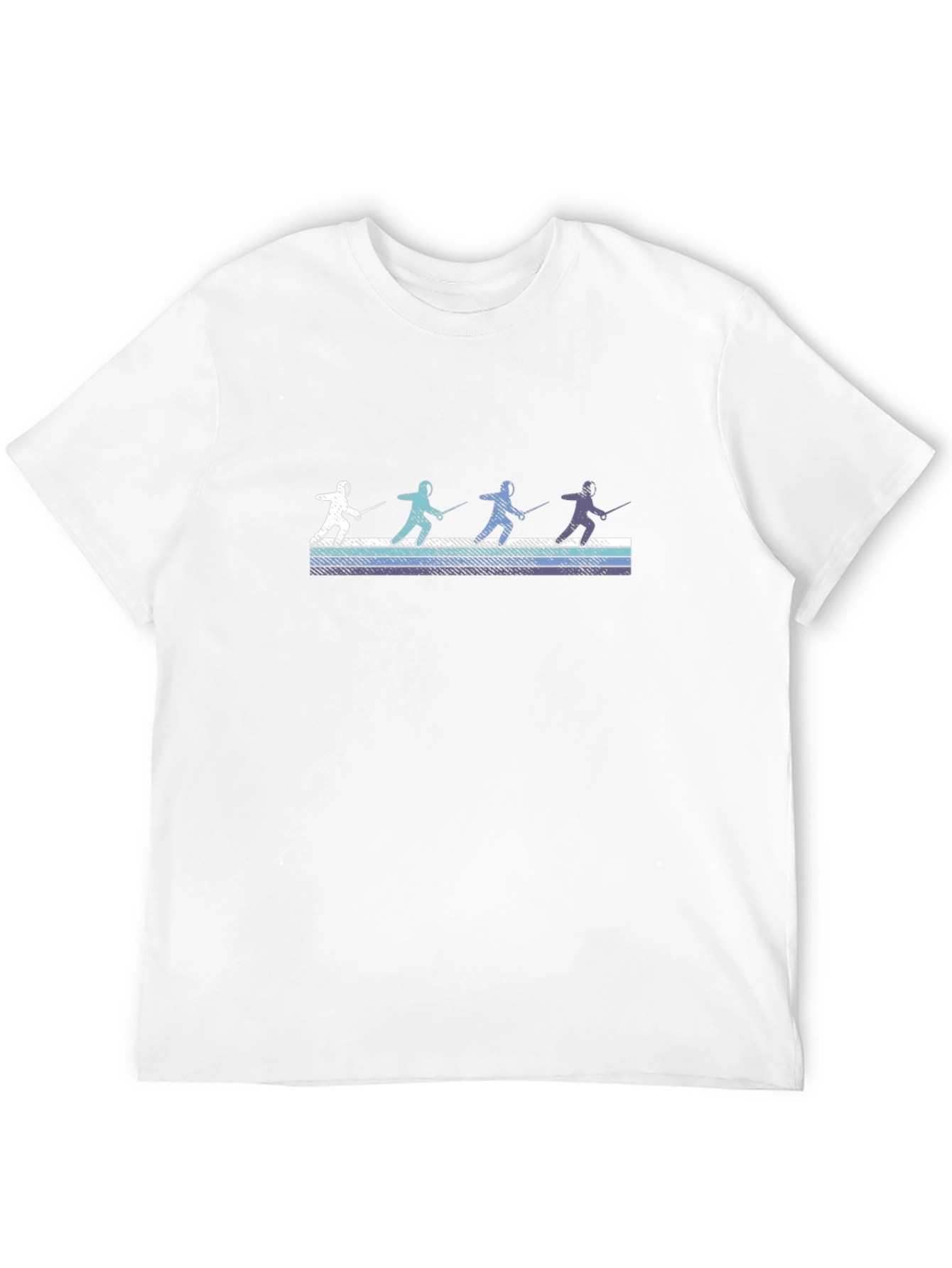 Fencing Team Graphic Tee - Cool Sport Shirt