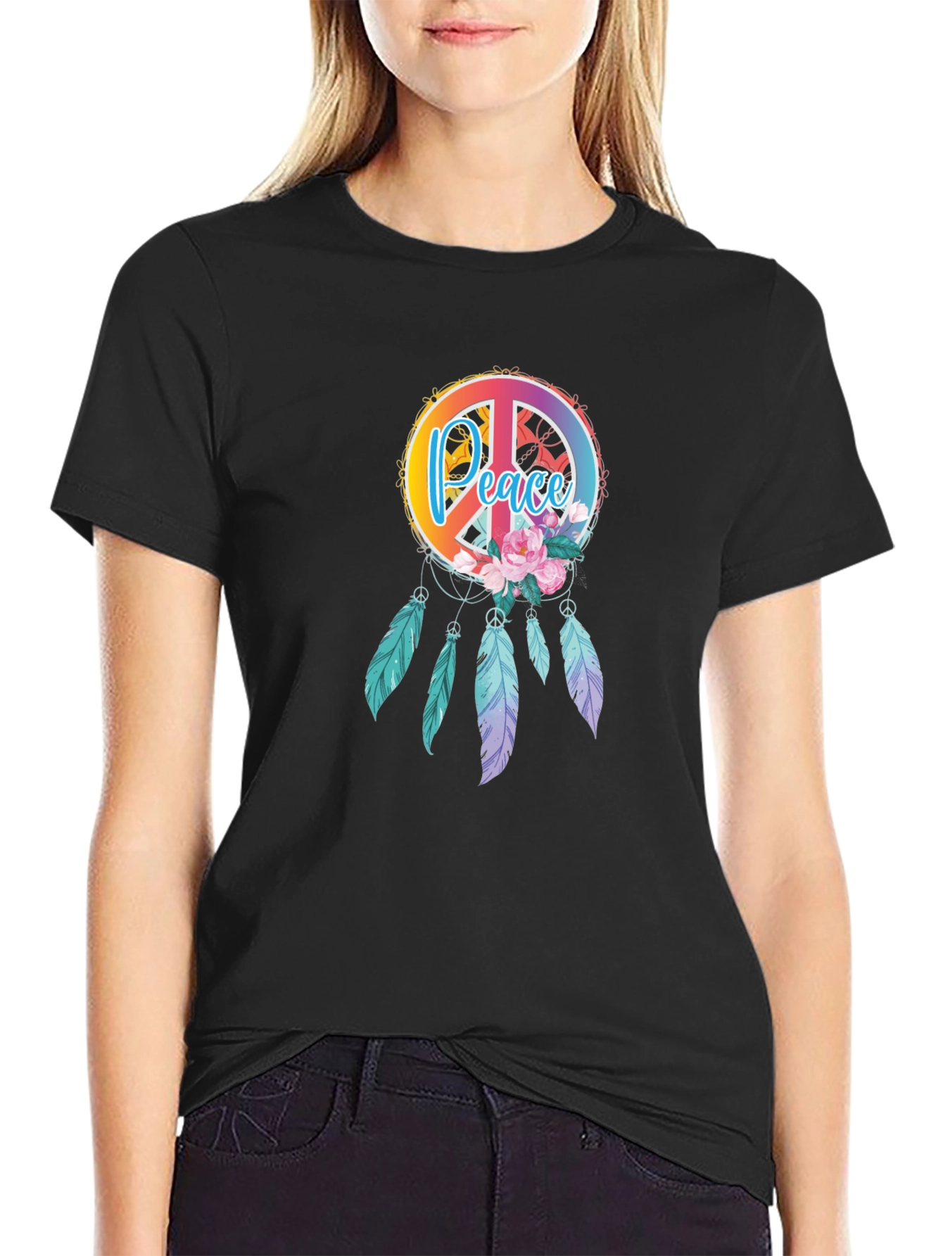 Peace Dreamcatcher Graphic Tee