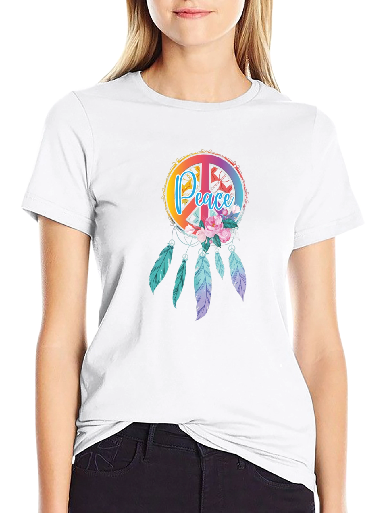 Peace Dreamcatcher Graphic Tee