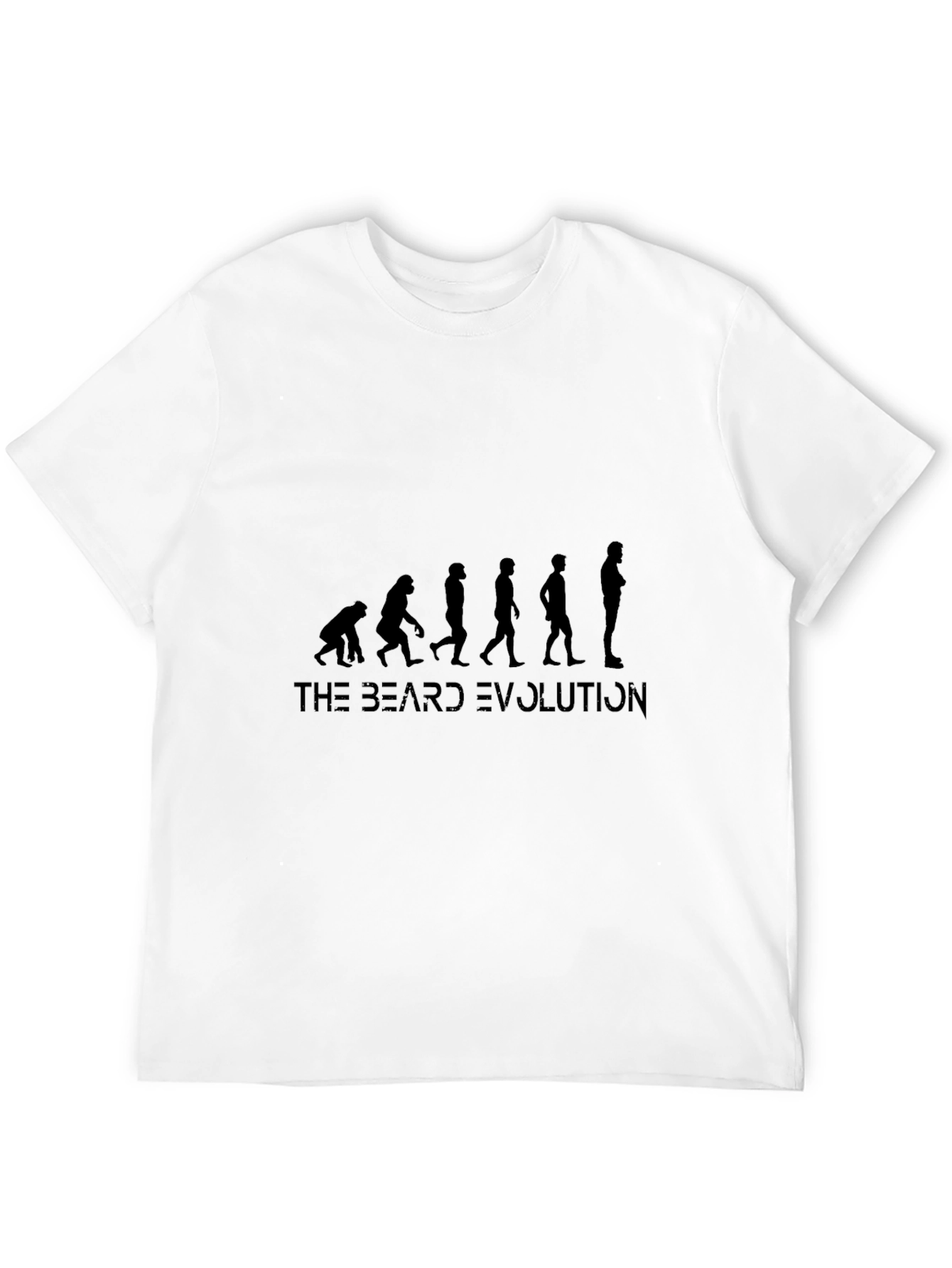 Beard Evolution Black Graphic T-Shirt
