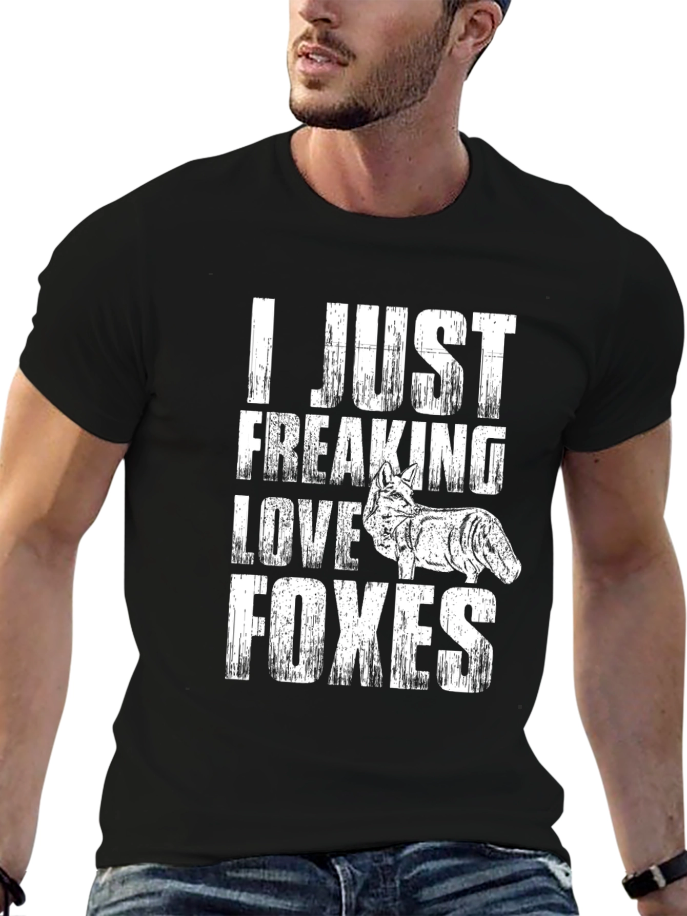 I Just Freaking Love Foxes Graphic Tee
