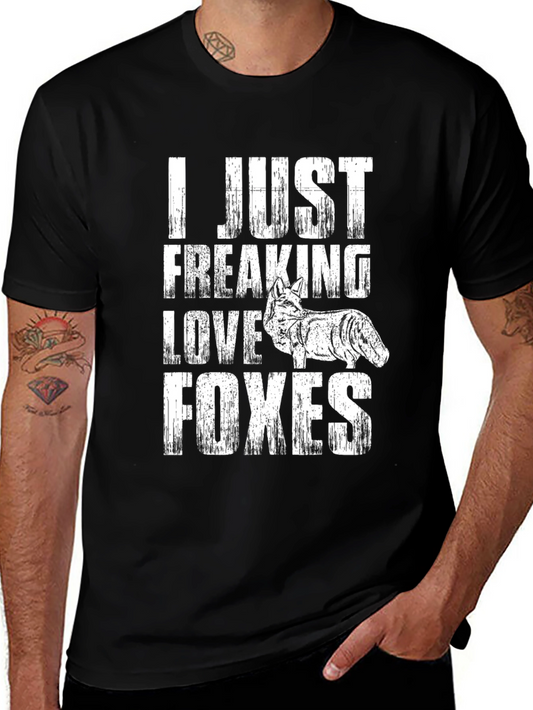I Just Freaking Love Foxes Graphic Tee