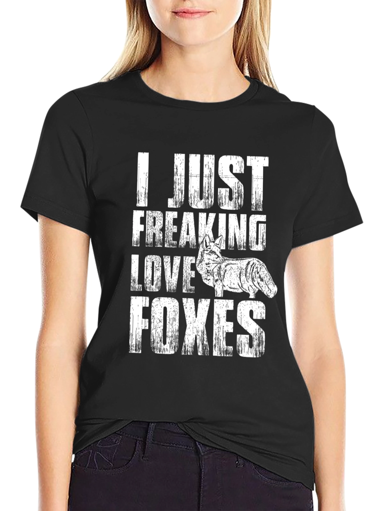 I Just Freaking Love Foxes Graphic Tee