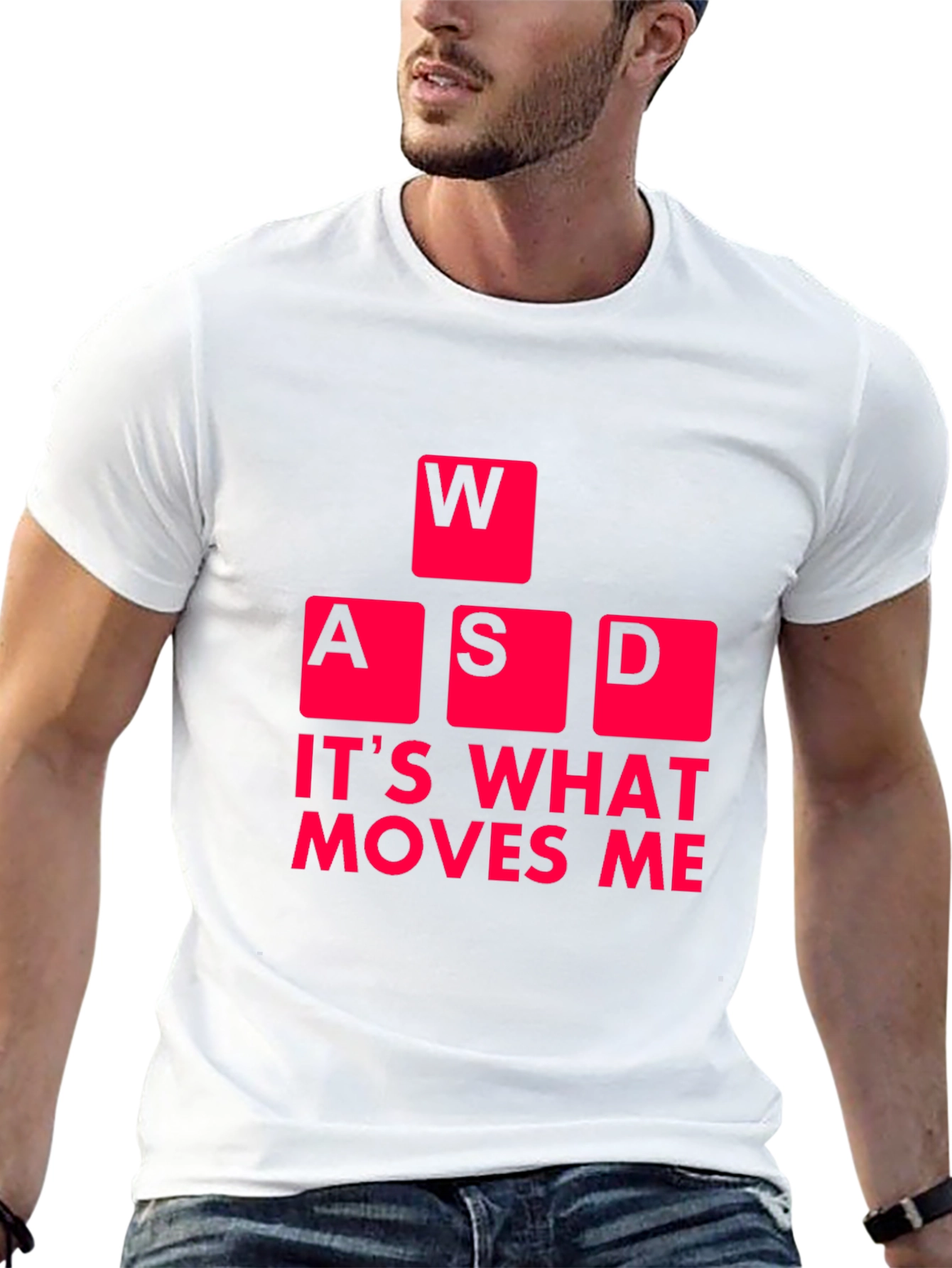 Gaming T-Shirt: WASD Moves Me