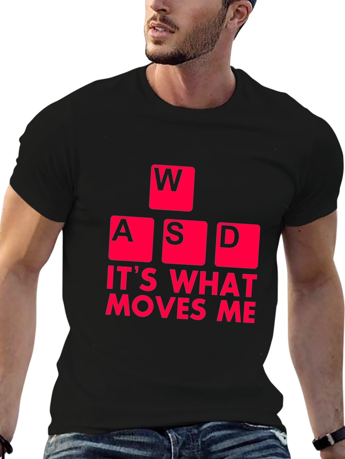 Gaming T-Shirt: WASD Moves Me