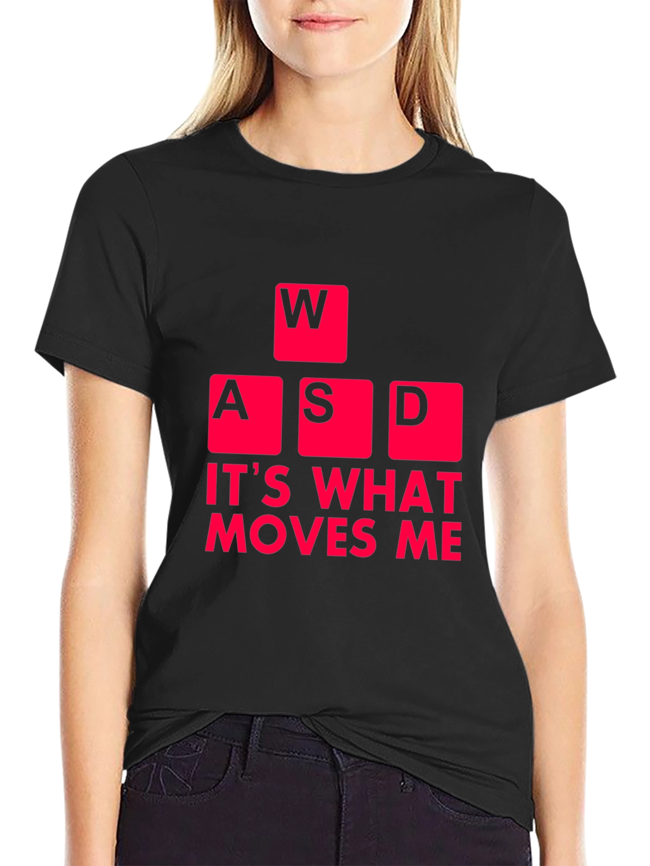 Gaming T-Shirt: WASD Moves Me