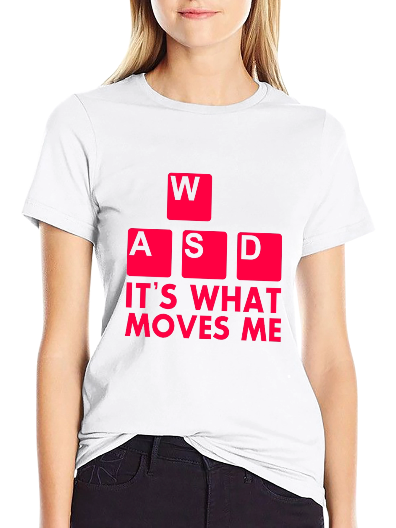 Gaming T-Shirt: WASD Moves Me