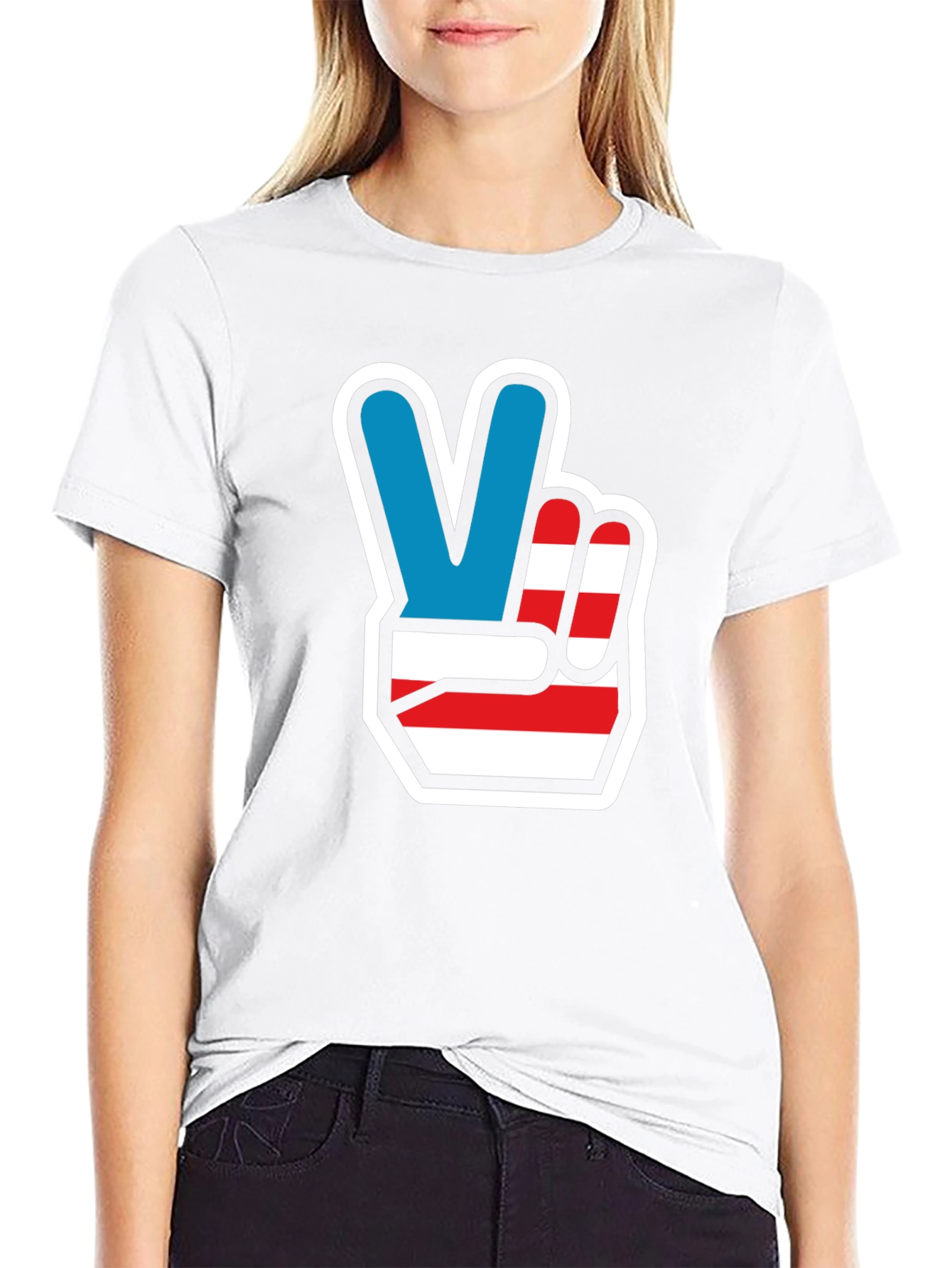 Patriotic Peace Sign T-Shirt