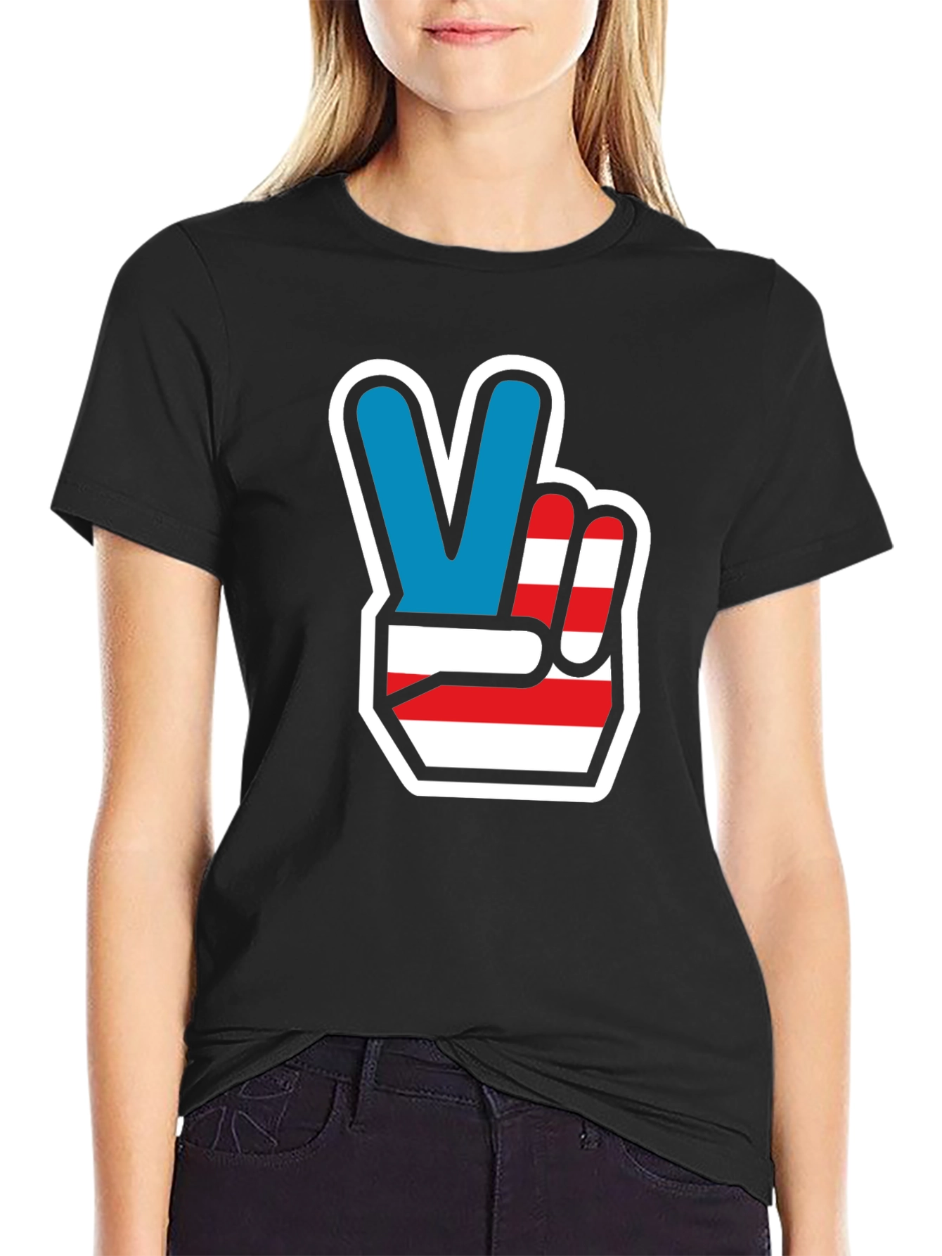 Patriotic Peace Sign T-Shirt