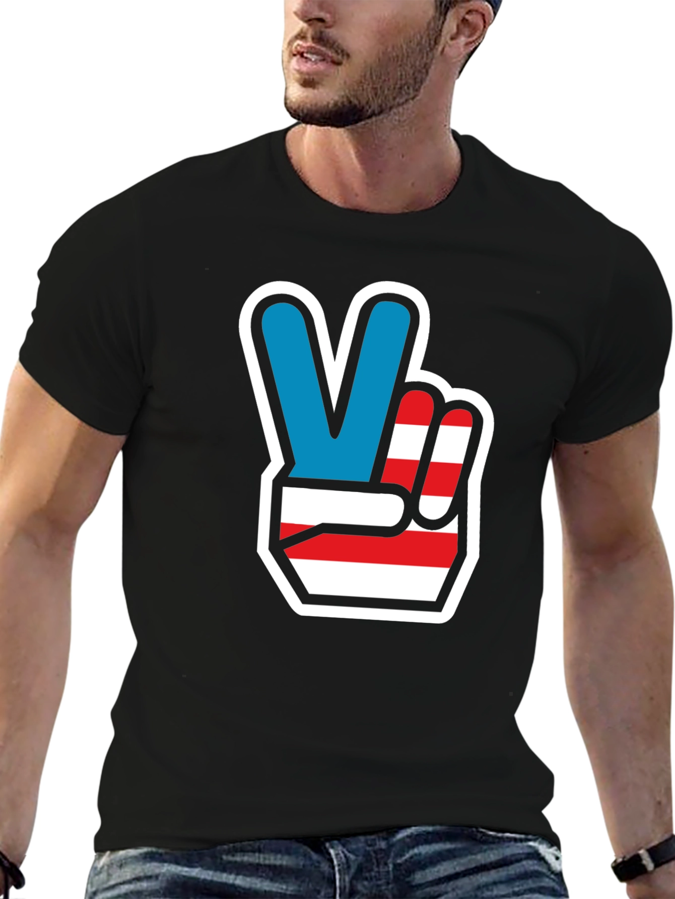 Patriotic Peace Sign T-Shirt