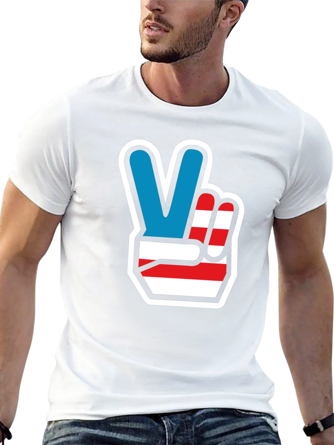 Patriotic Peace Sign T-Shirt
