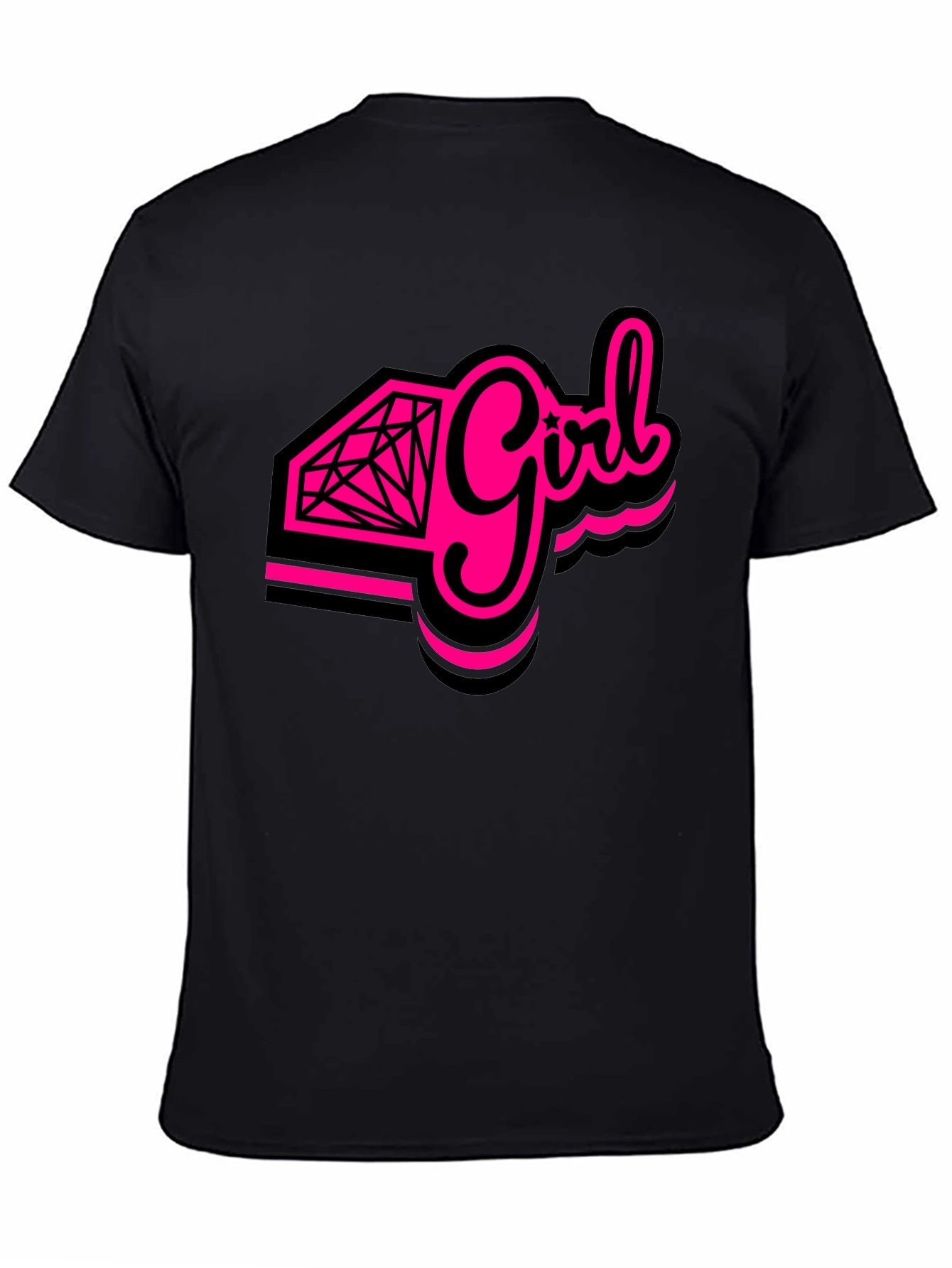 Diamond Girl Graphic Tee - Bold Statement Shirt