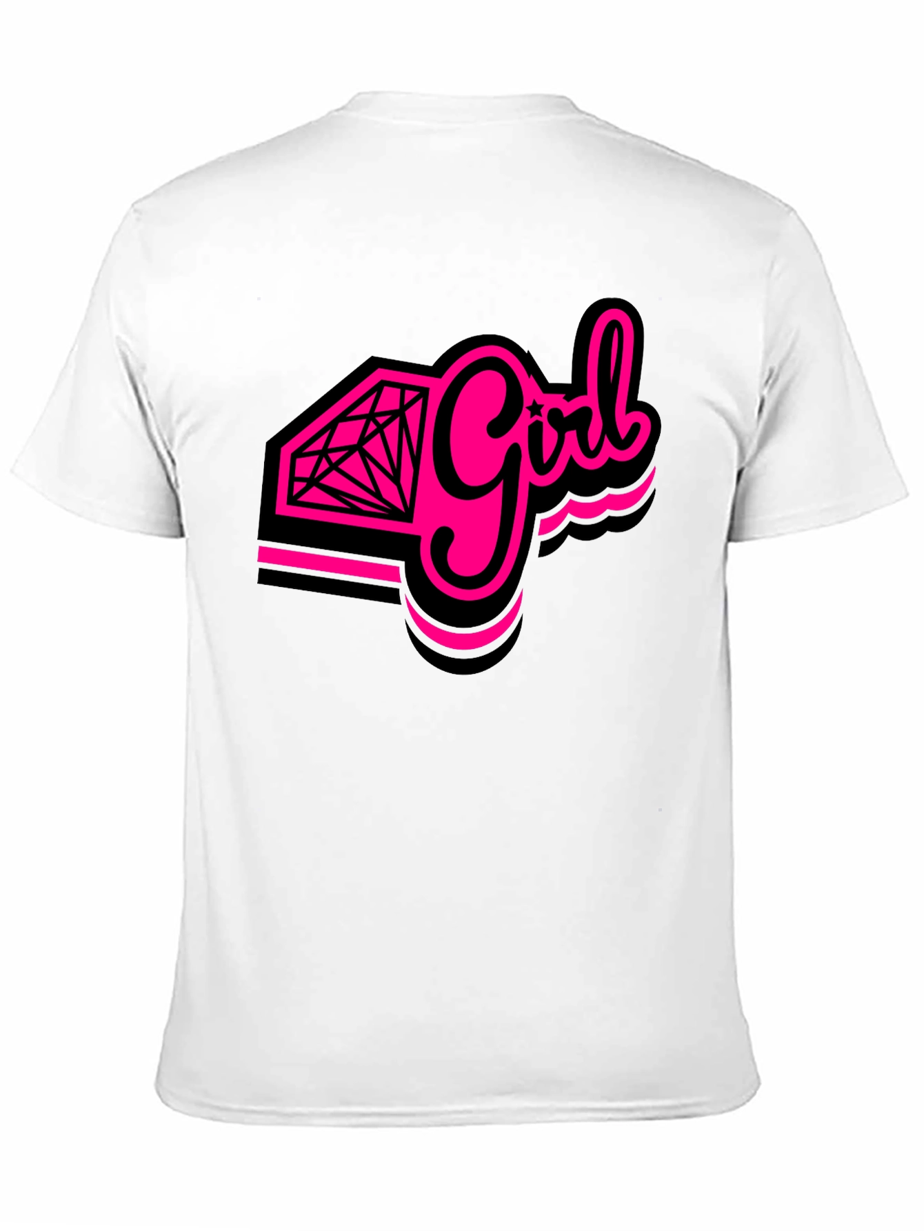 Diamond Girl Graphic Tee - Bold Statement Shirt