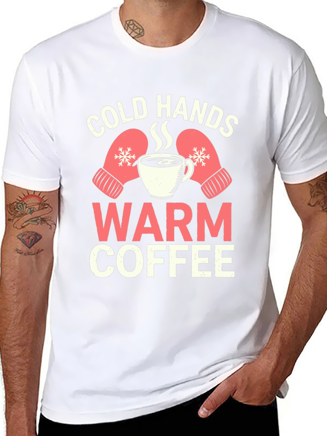 Cold Hands Warm Coffee Graphic T-Shirt