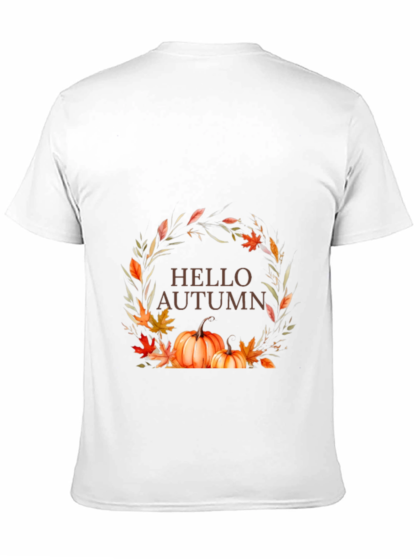 Hello Autumn Graphic Tee - Fall Season Shirt