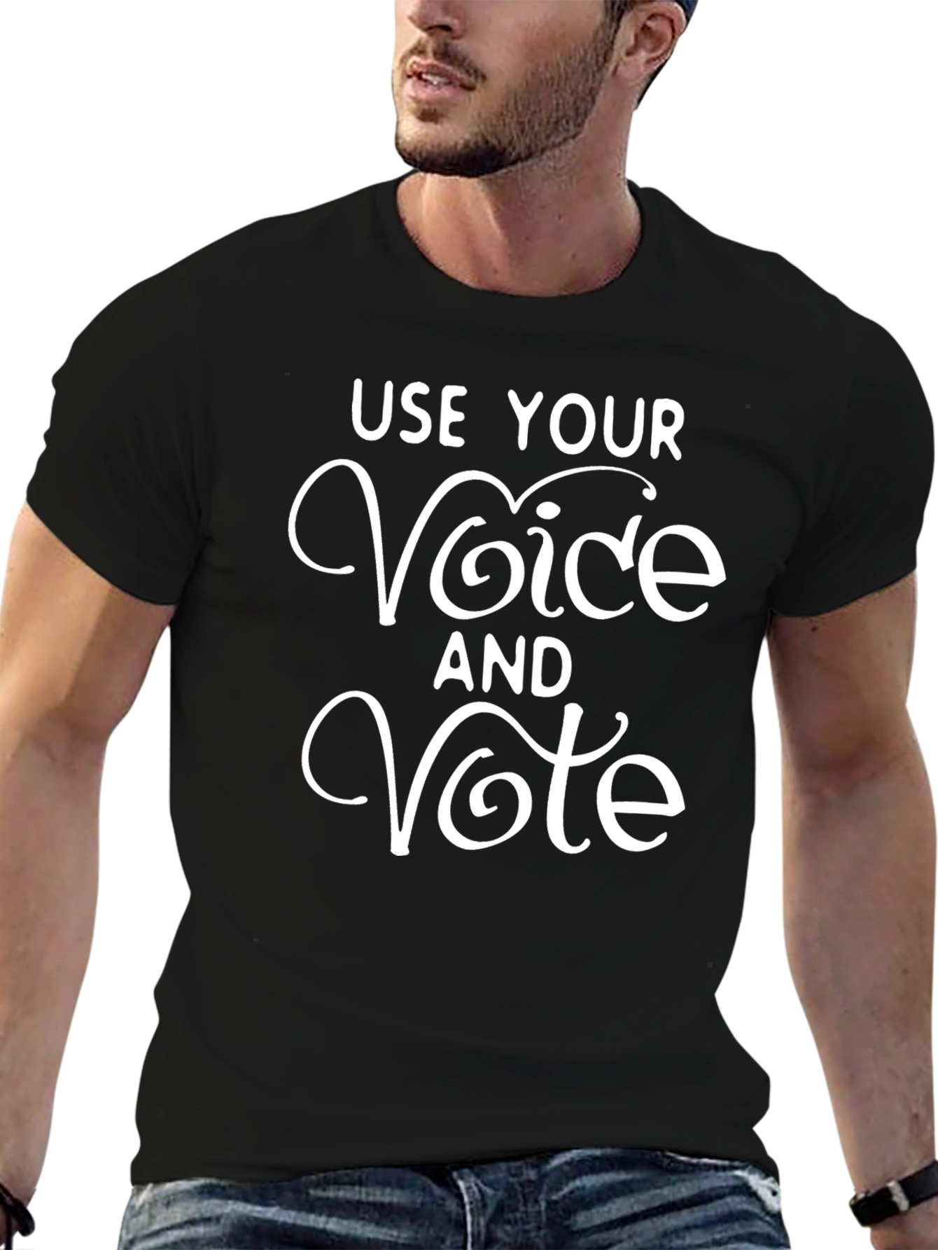 Use Your Voice and Vote Graphic T-Shirt