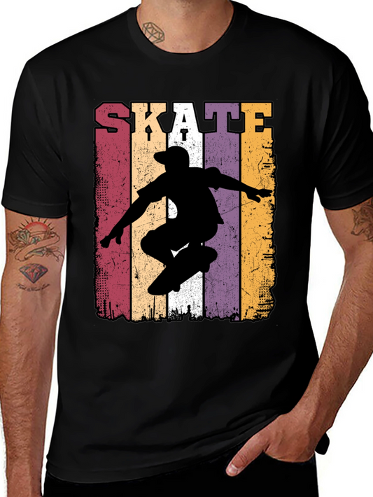 Skateboarding Graphic T-Shirt - Cool Vintage Style