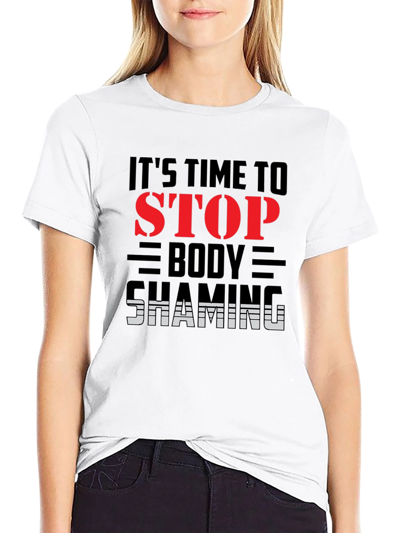 Stop Body Shaming T-Shirt: Stylish Statement Tee