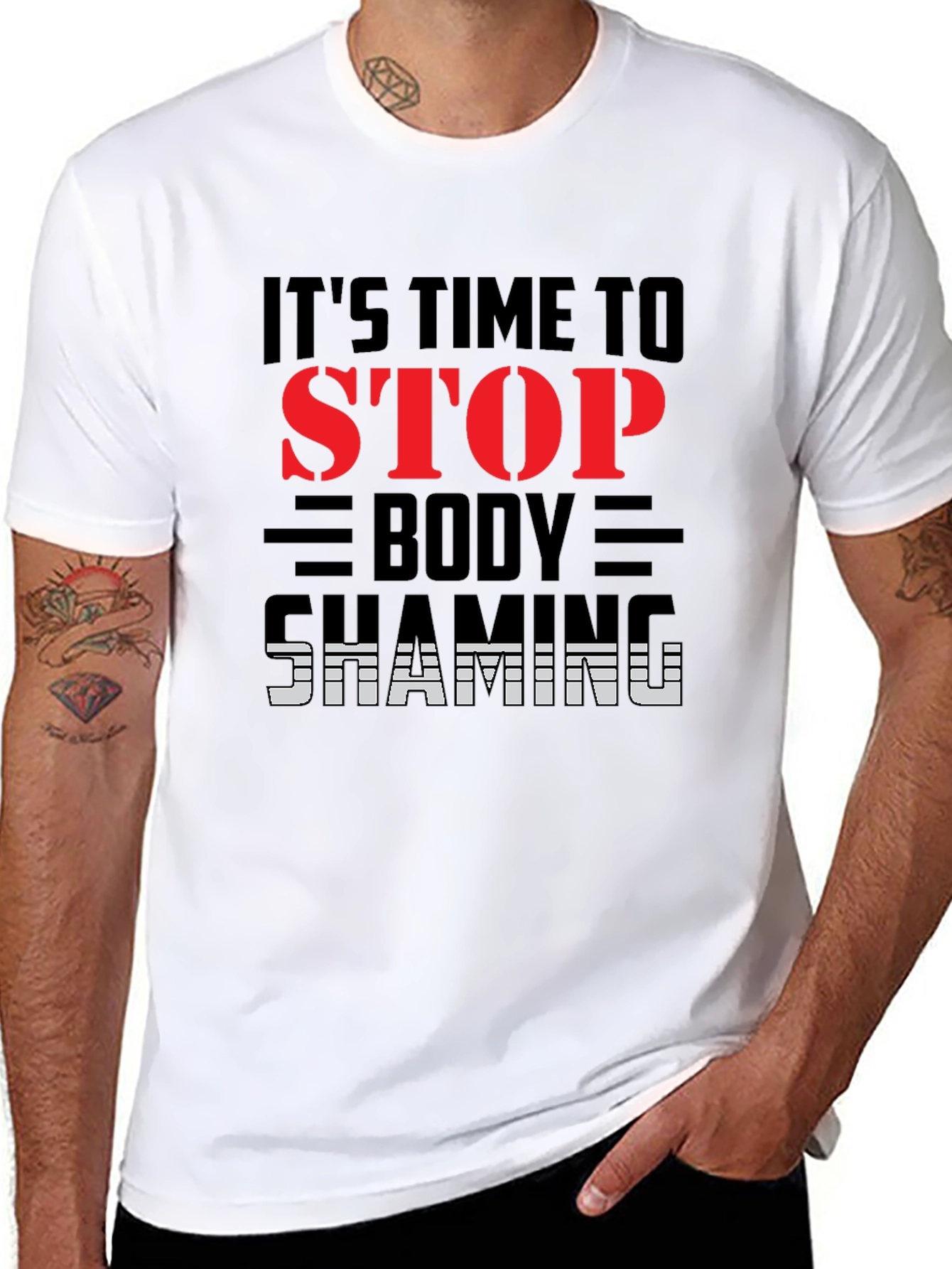 Stop Body Shaming T-Shirt: Stylish Statement Tee