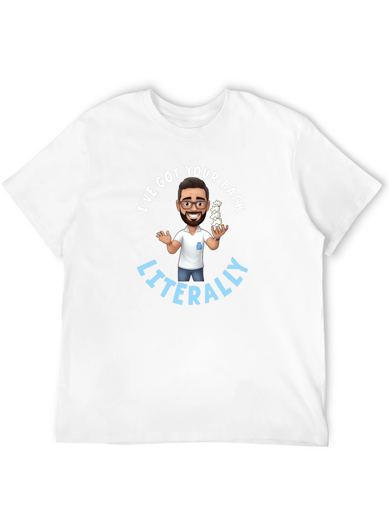 Chiropractor Ive Got Your Back Literally Black T-Shirt