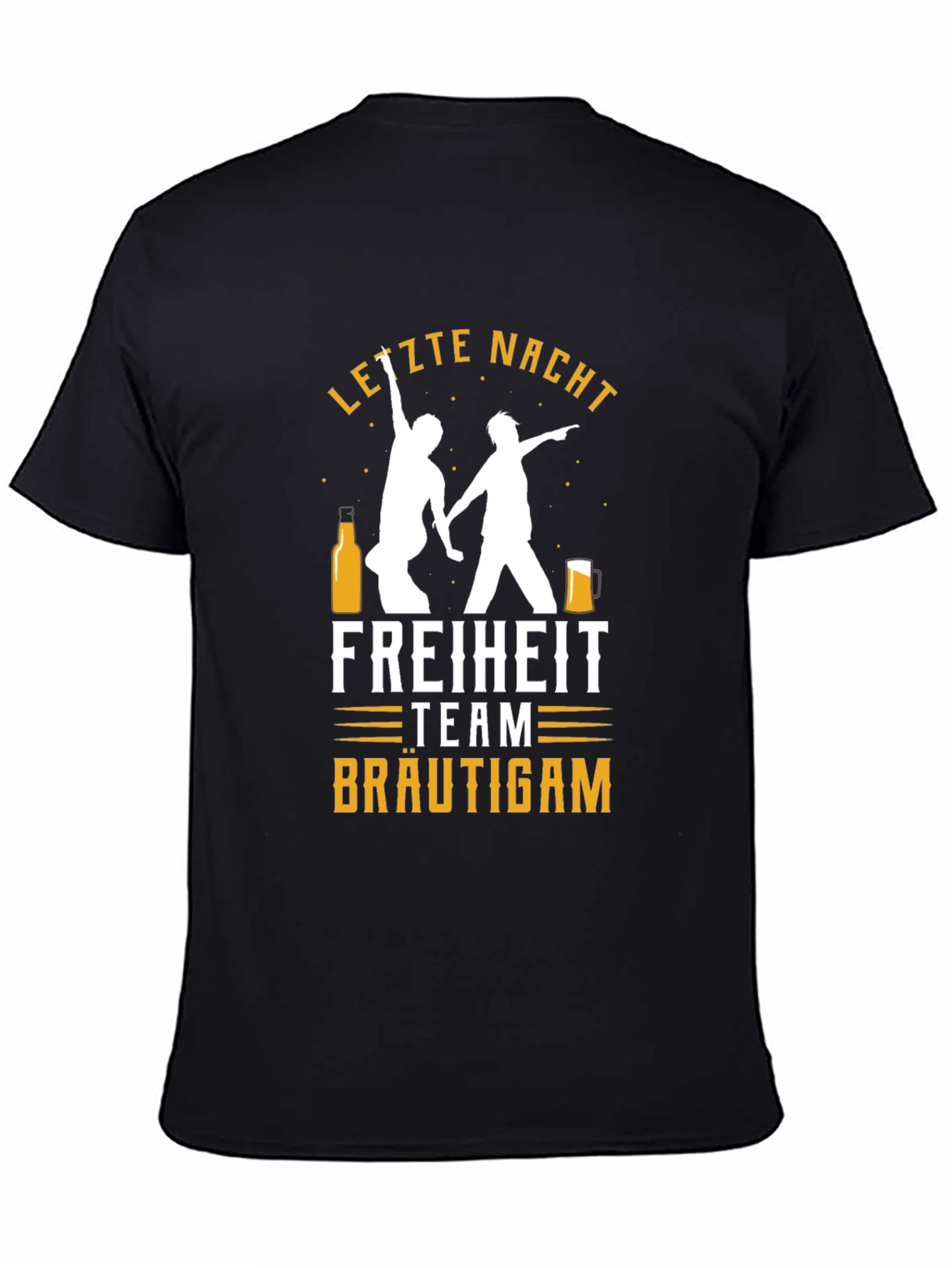 Letzte Nacht Freiheit Team Bräutigam Mens T-Shirt