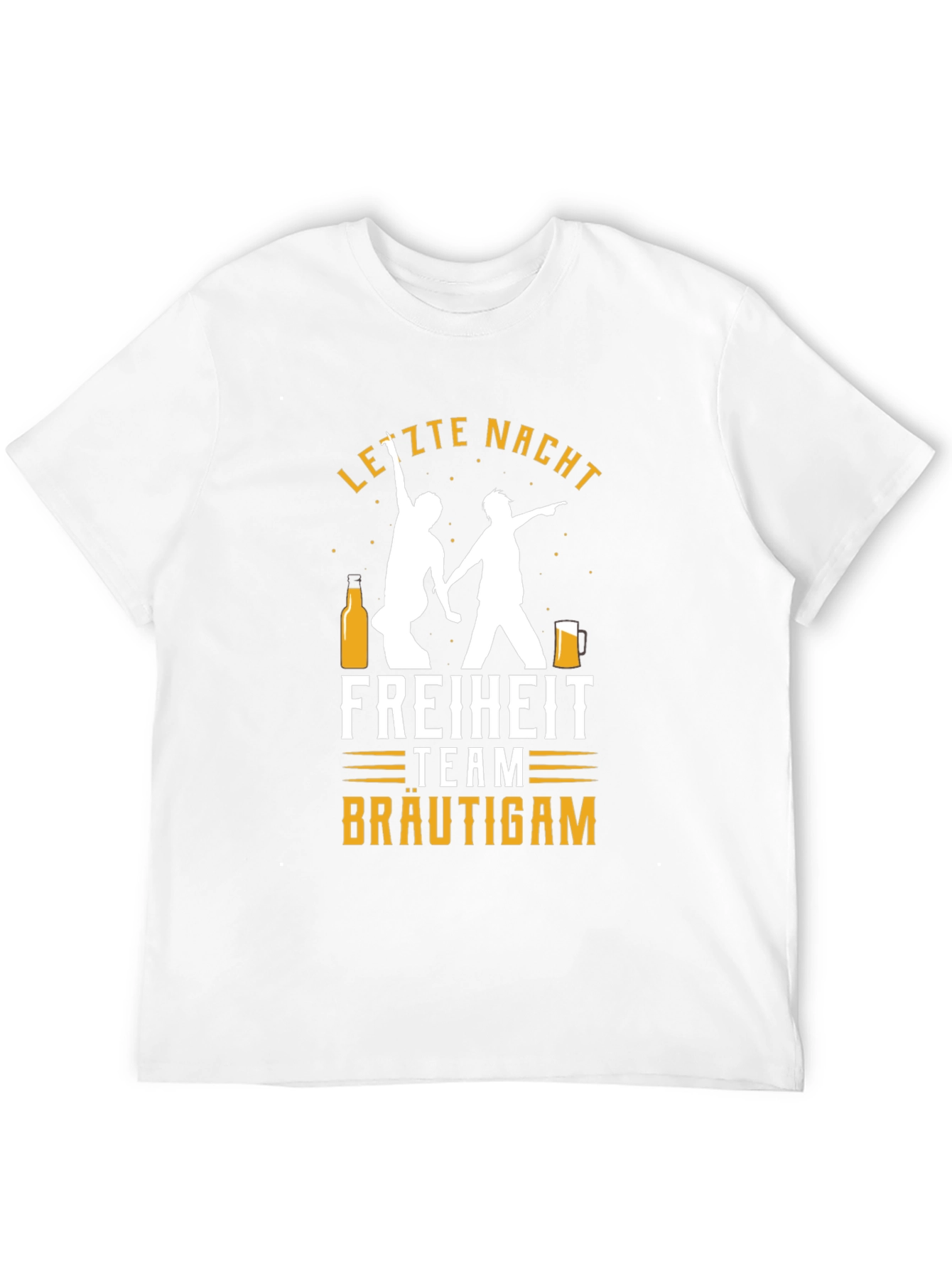 Letzte Nacht Freiheit Team Bräutigam Mens T-Shirt