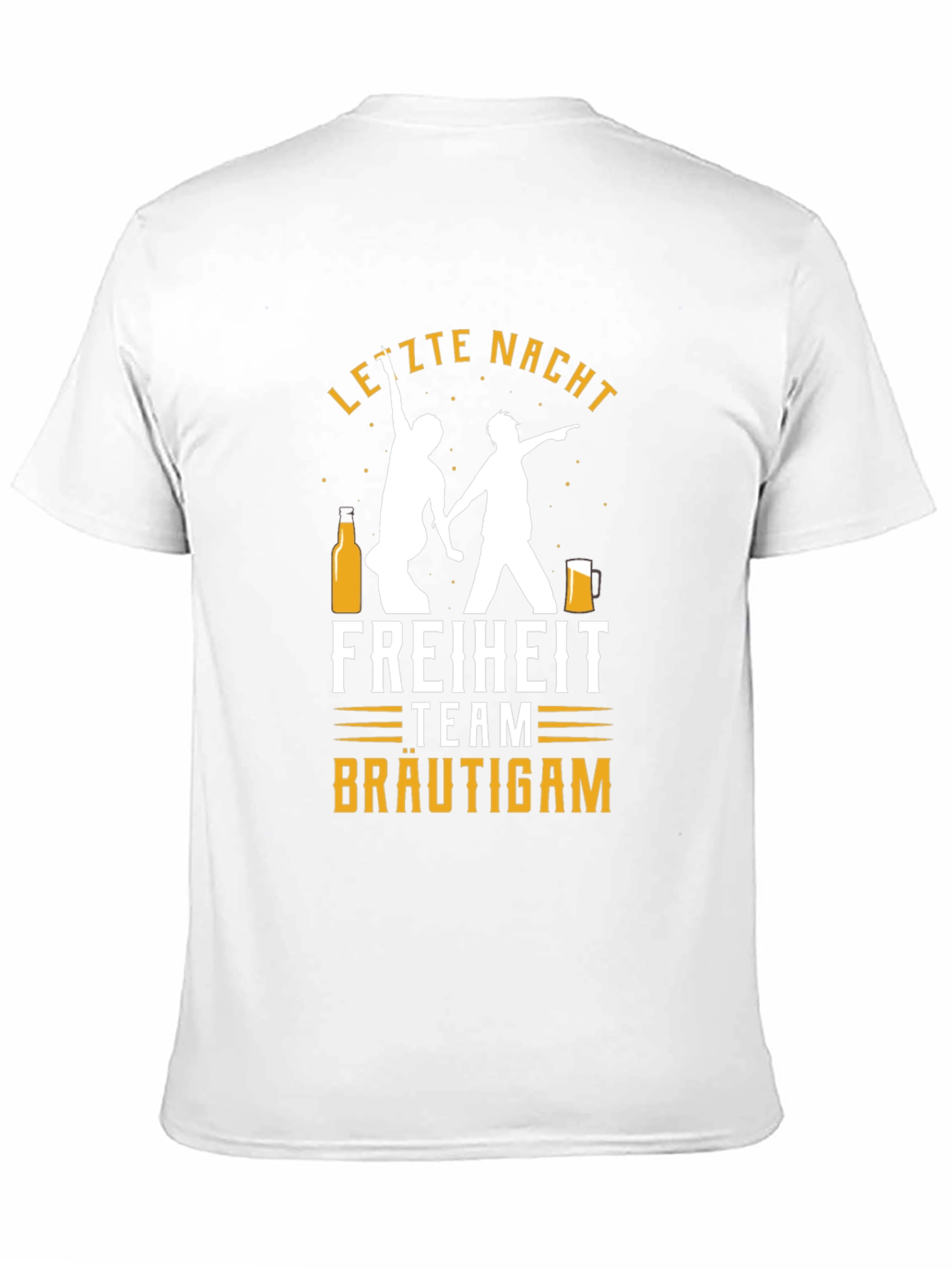 Letzte Nacht Freiheit Team Bräutigam Mens T-Shirt