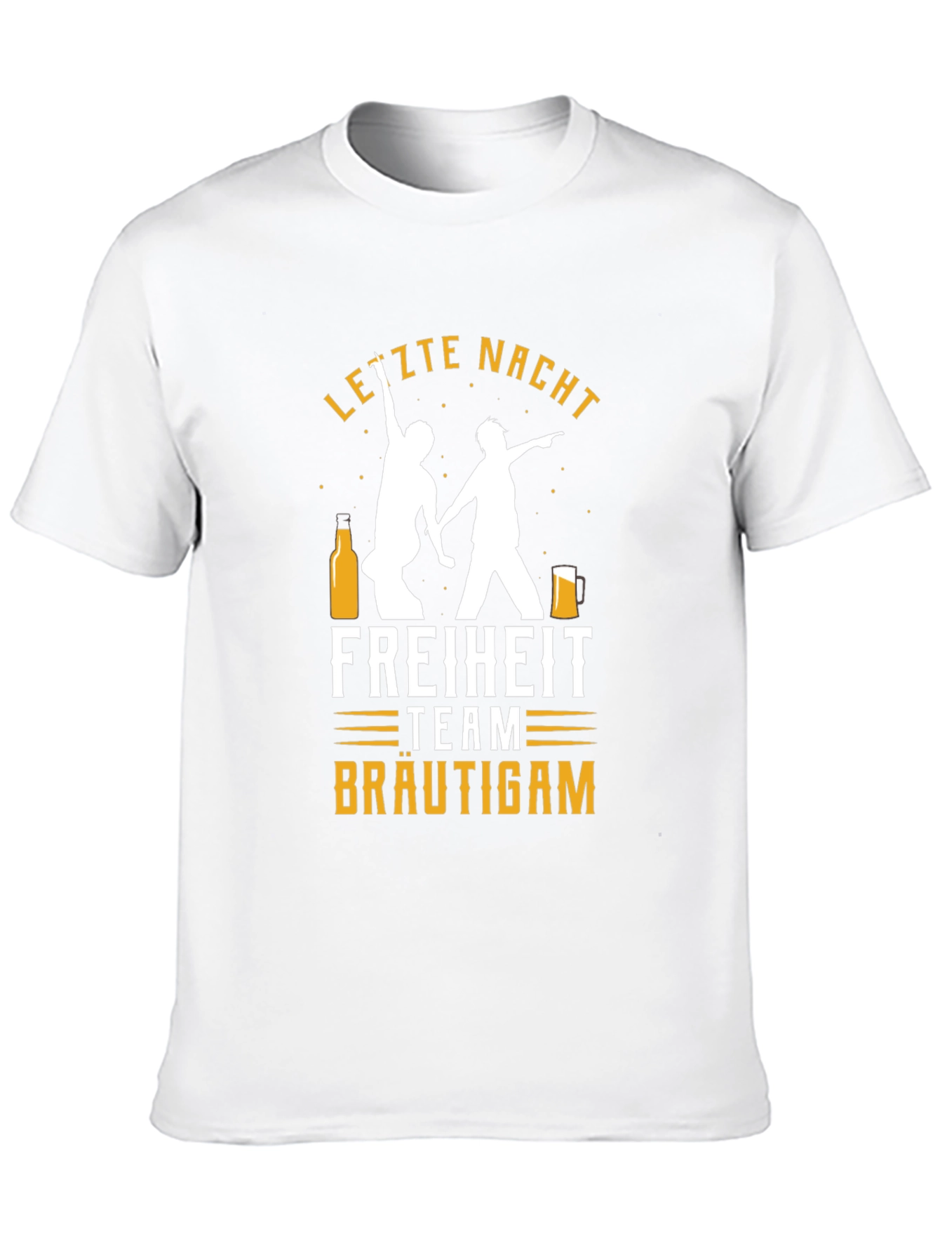 Letzte Nacht Freiheit Team Bräutigam Mens T-Shirt