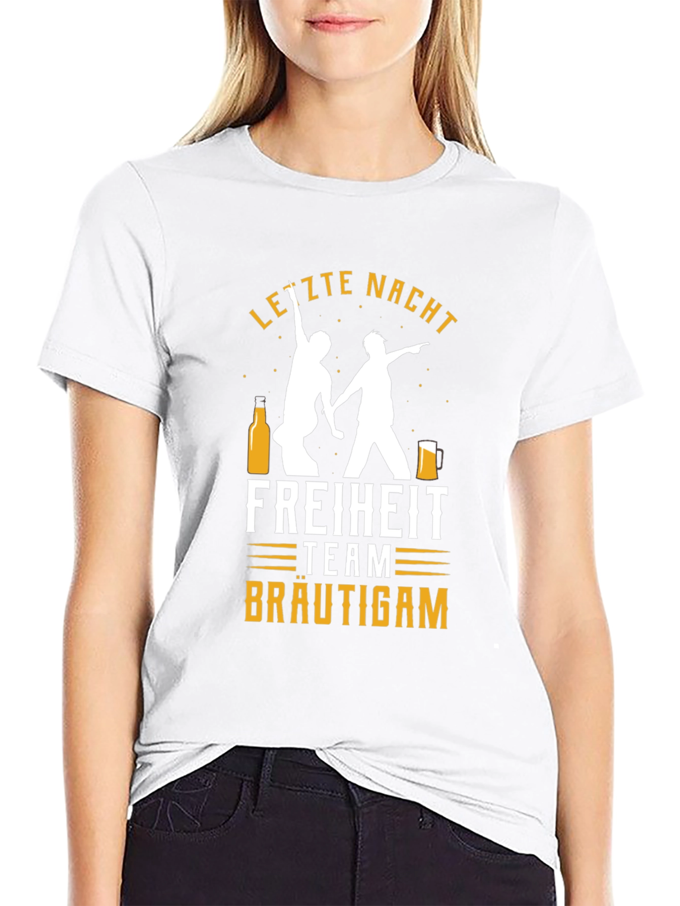 Letzte Nacht Freiheit Team Bräutigam Mens T-Shirt