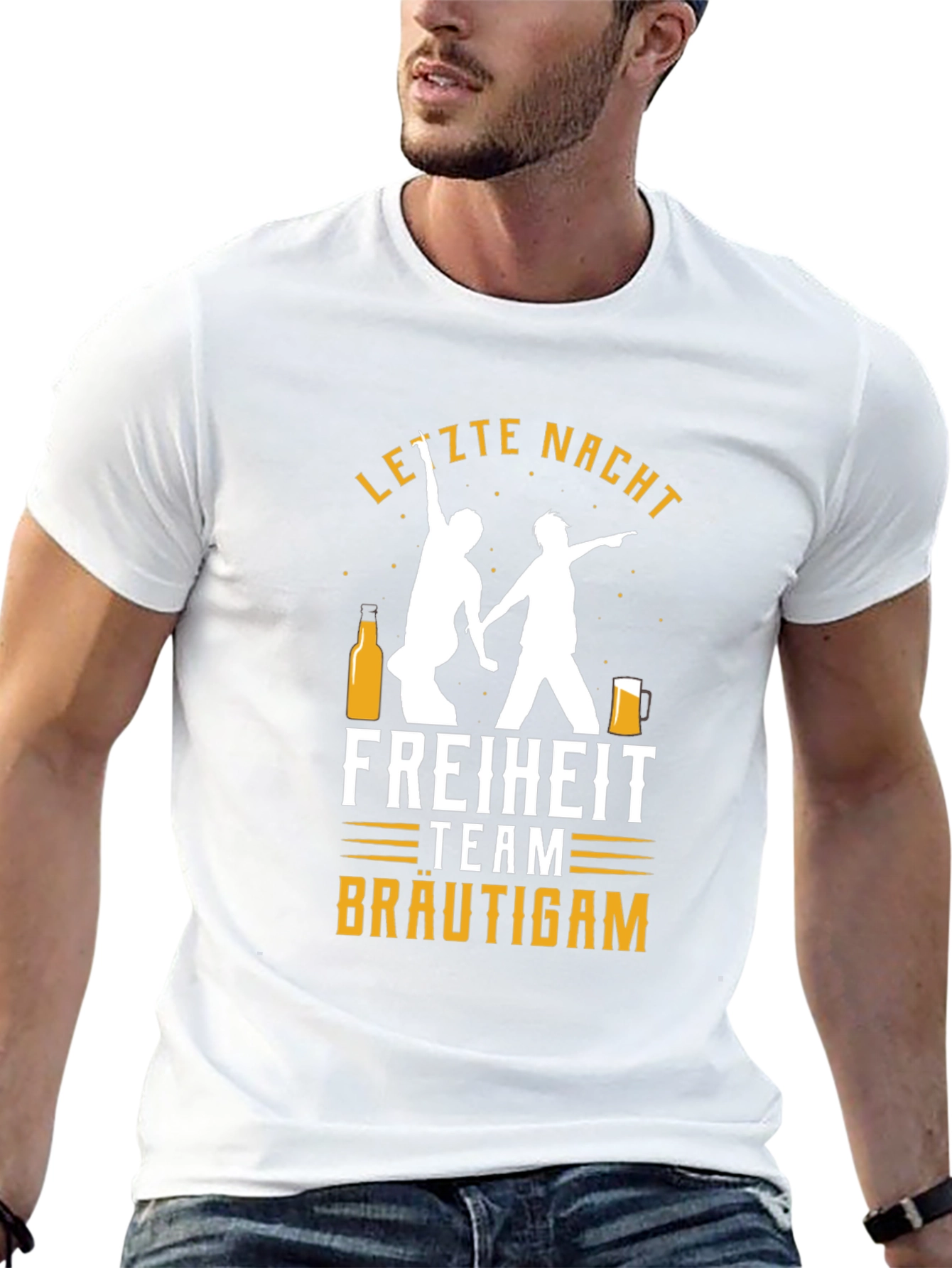 Letzte Nacht Freiheit Team Bräutigam Mens T-Shirt