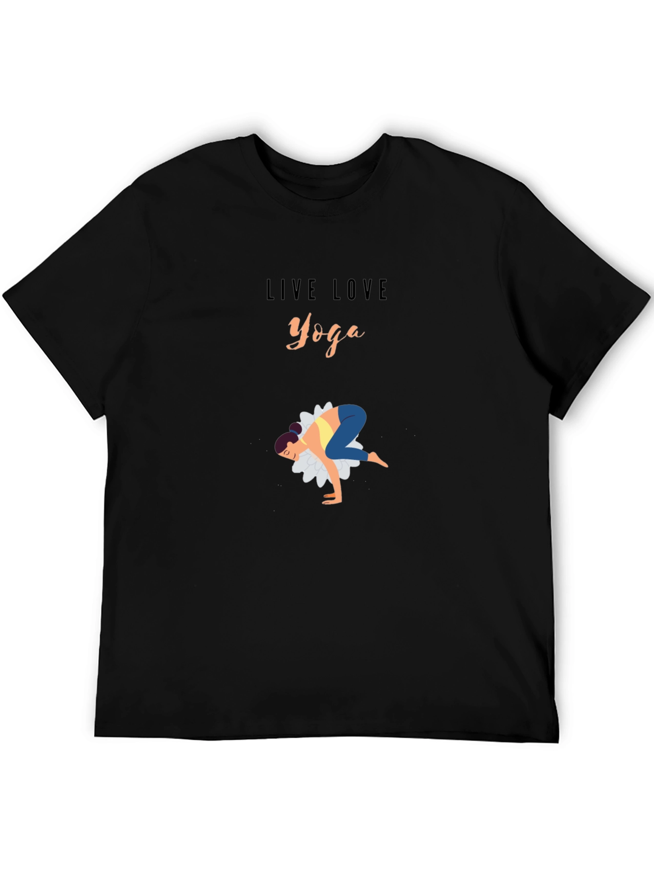 Live Love Yoga Graphic T-Shirt - Relaxed Fit