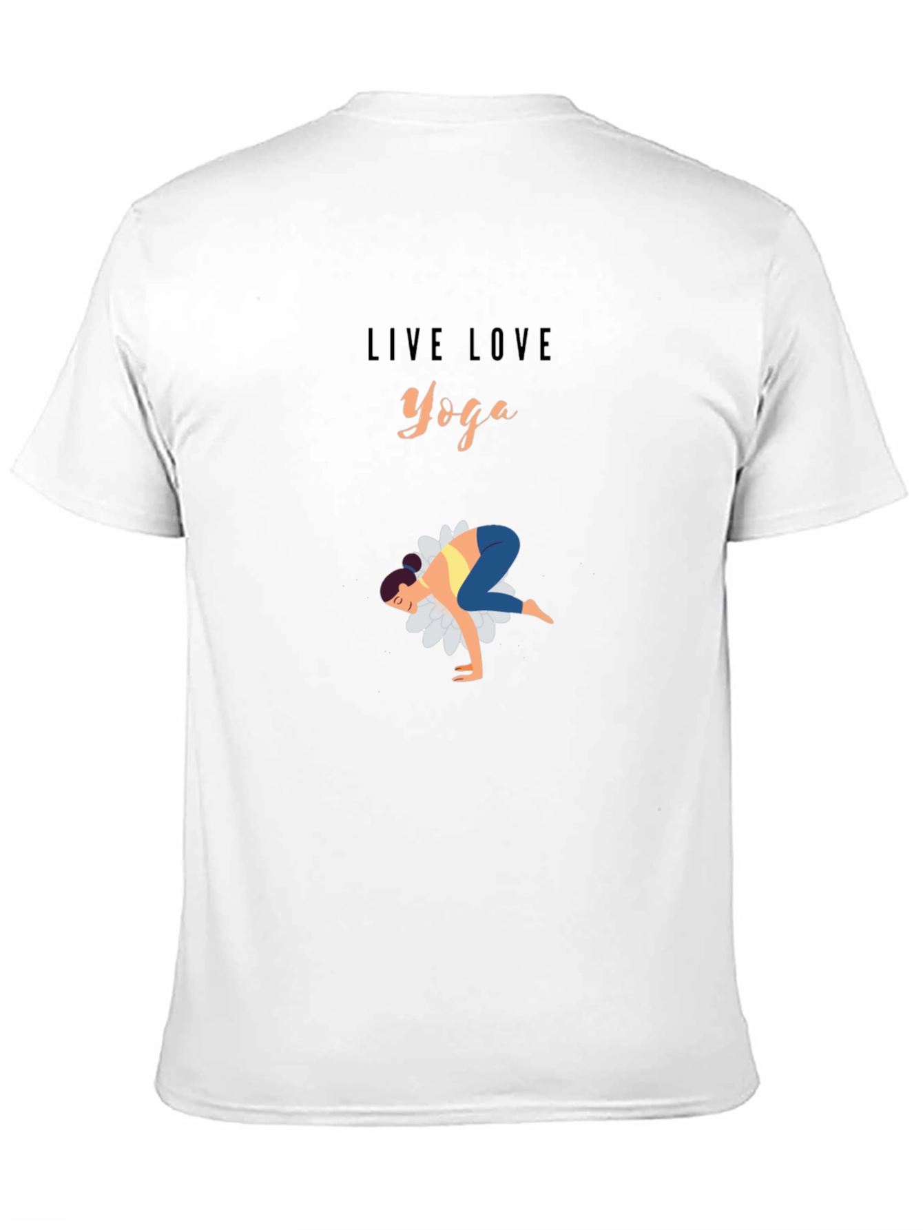 Live Love Yoga Graphic T-Shirt - Relaxed Fit